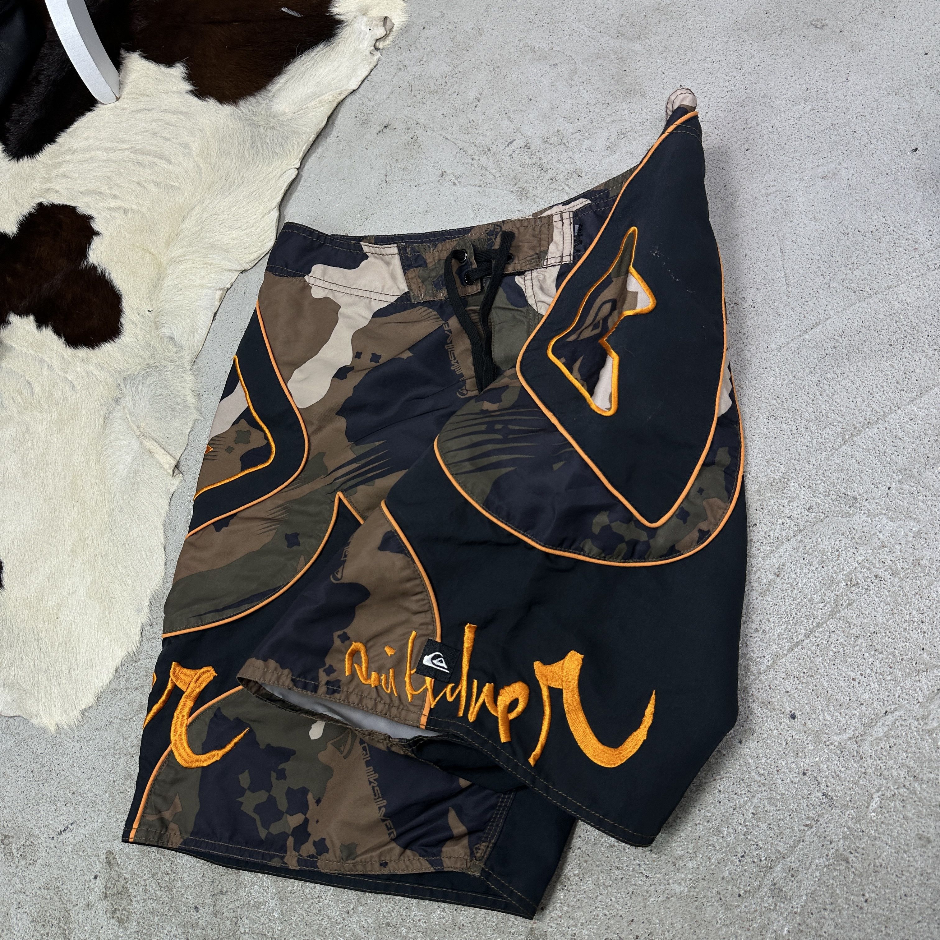 Quiksilver Vintage Sporty Streetwear Skater Quiksilver Shorts 00s Size US 29 - 2 Thumbnail