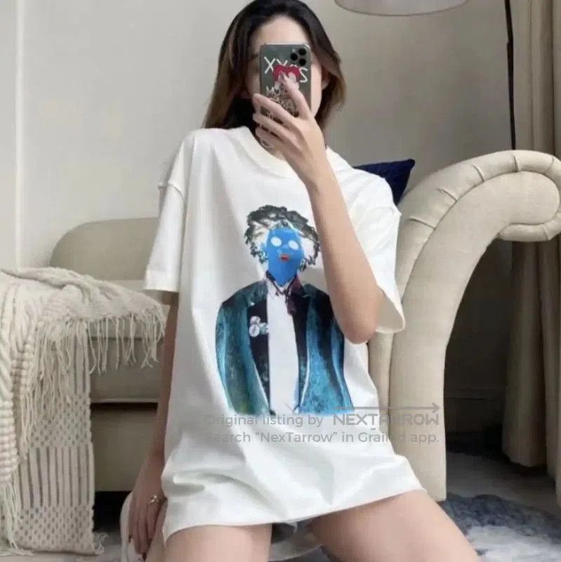 Louis Vuitton Louis Vuitton White Cotton Women's T. Size XL / US 12-14 / IT 48-50 - 7 Thumbnail
