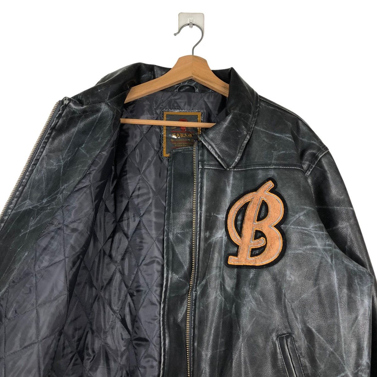 Japanese Brand 🔥Vintage Biker Leather Jacket Garam Japan Issey Miyake Size US XL / EU 56 / 4 - 12 Thumbnail