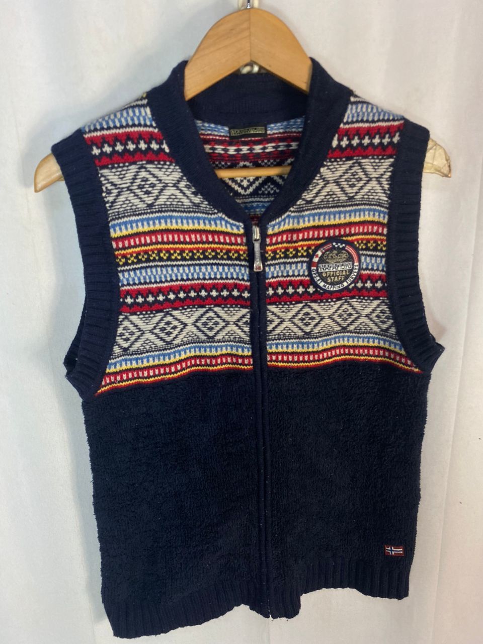 Napapijri × Native Napapijri native knit zipper sleeveless sweater Size US S / EU 44-46 / 1 - 3 Thumbnail