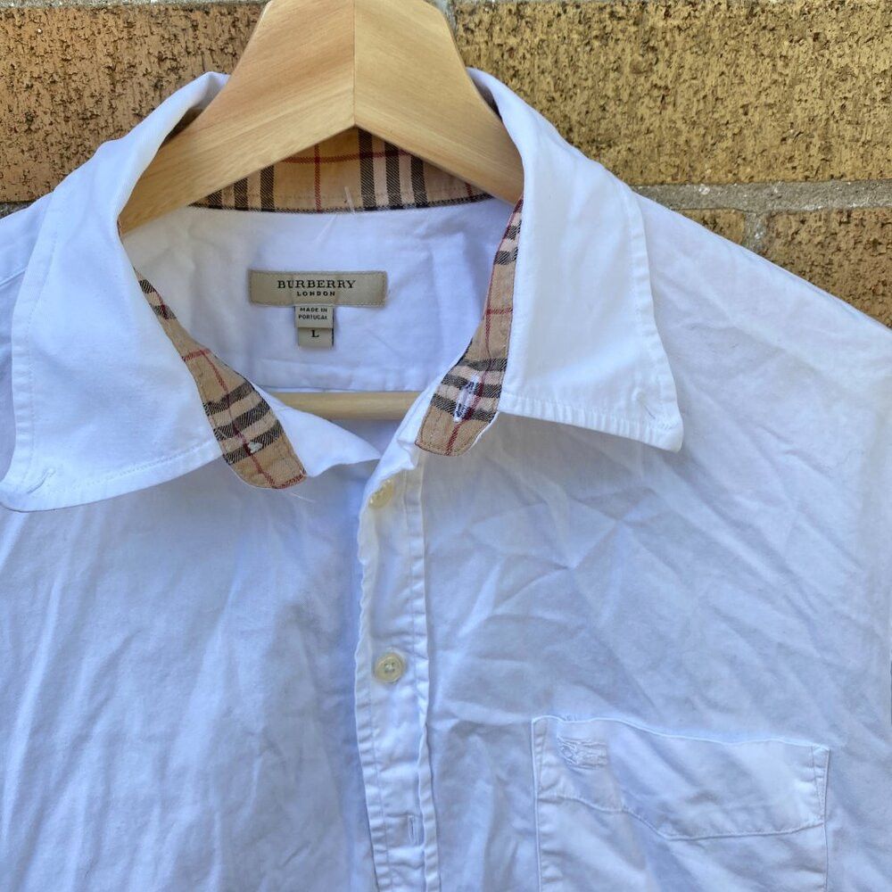 Burberry × Vintage Vintage Burberry Monogram Motif Novacheck Button Up Dress S Size US L / EU 52-54 / 3 - 6 Thumbnail