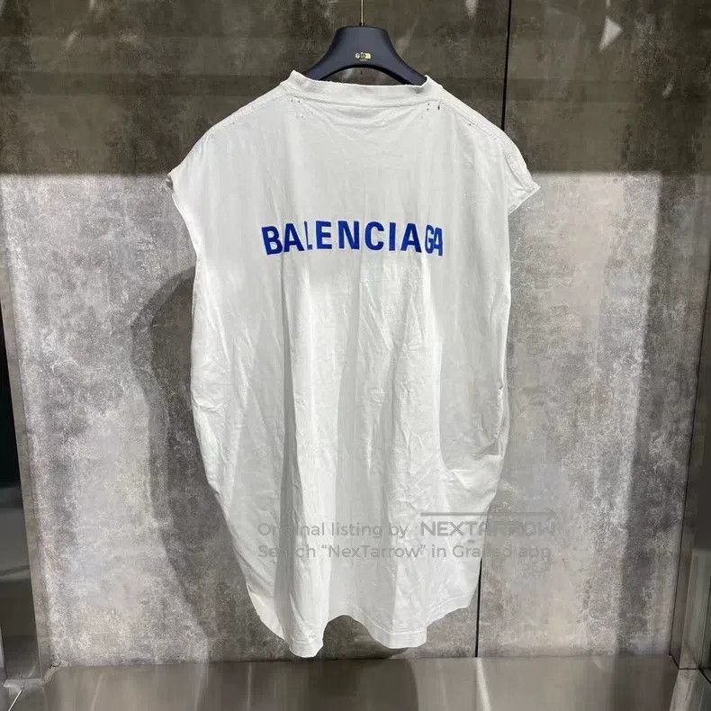 Balenciaga Balenciaga Embroidered Vest Size US XL / EU 56 / 4 - 2 Thumbnail