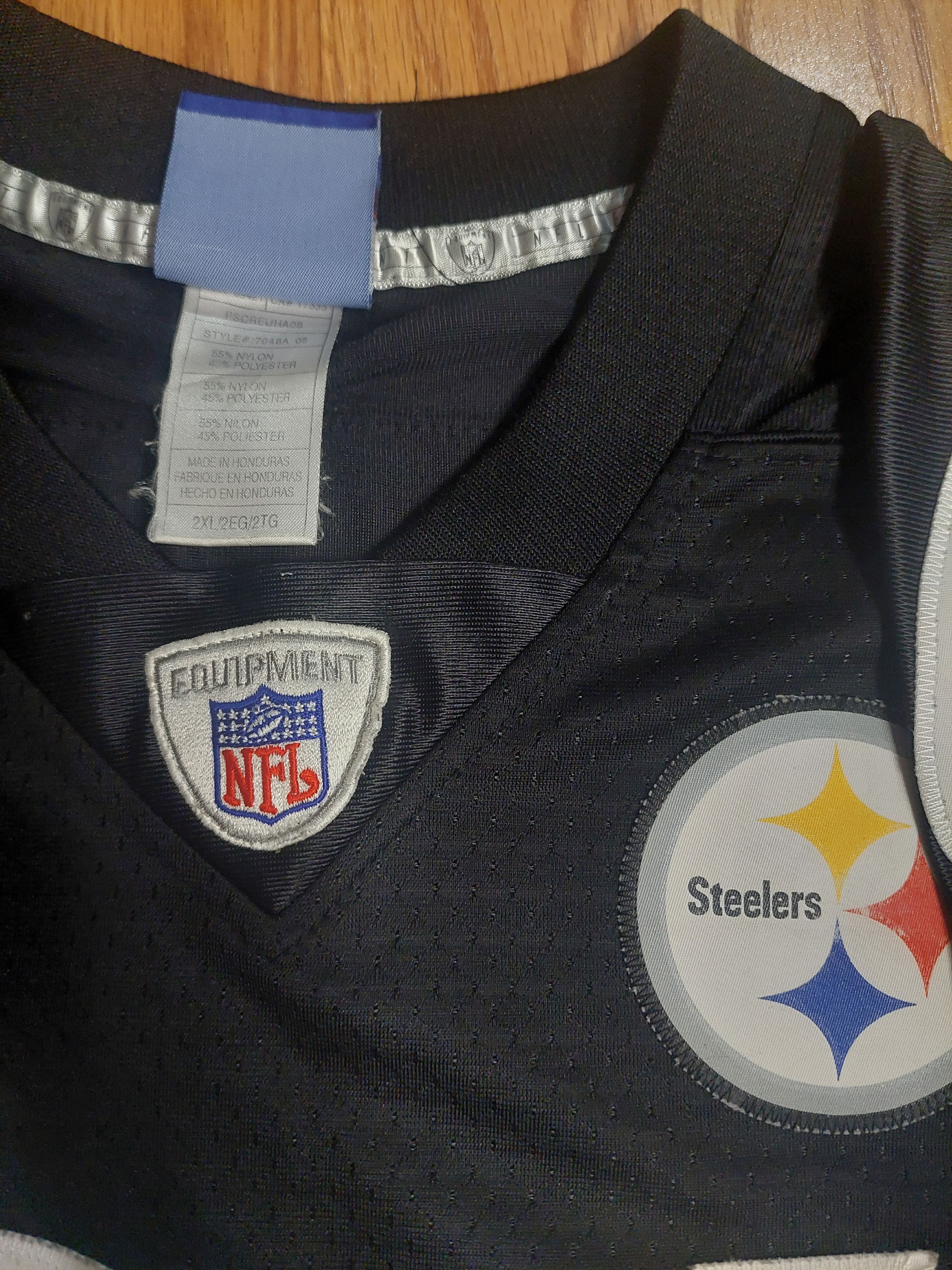 Reebok Authentic Pittsburgh Steelers HInes Ward Reebok NFL Jersery Size US XXL / EU 58 / 5 - 5 Thumbnail