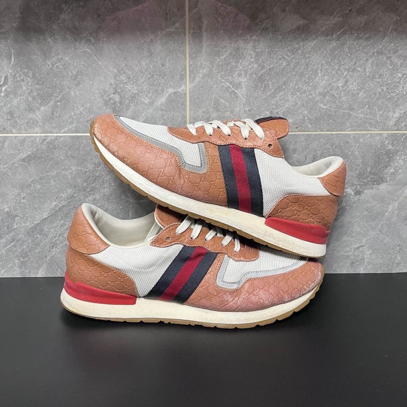 Gucci Gucci Casual Low-Top Sneakers in Orange Size US 8 / EU 41 - 6 Thumbnail
