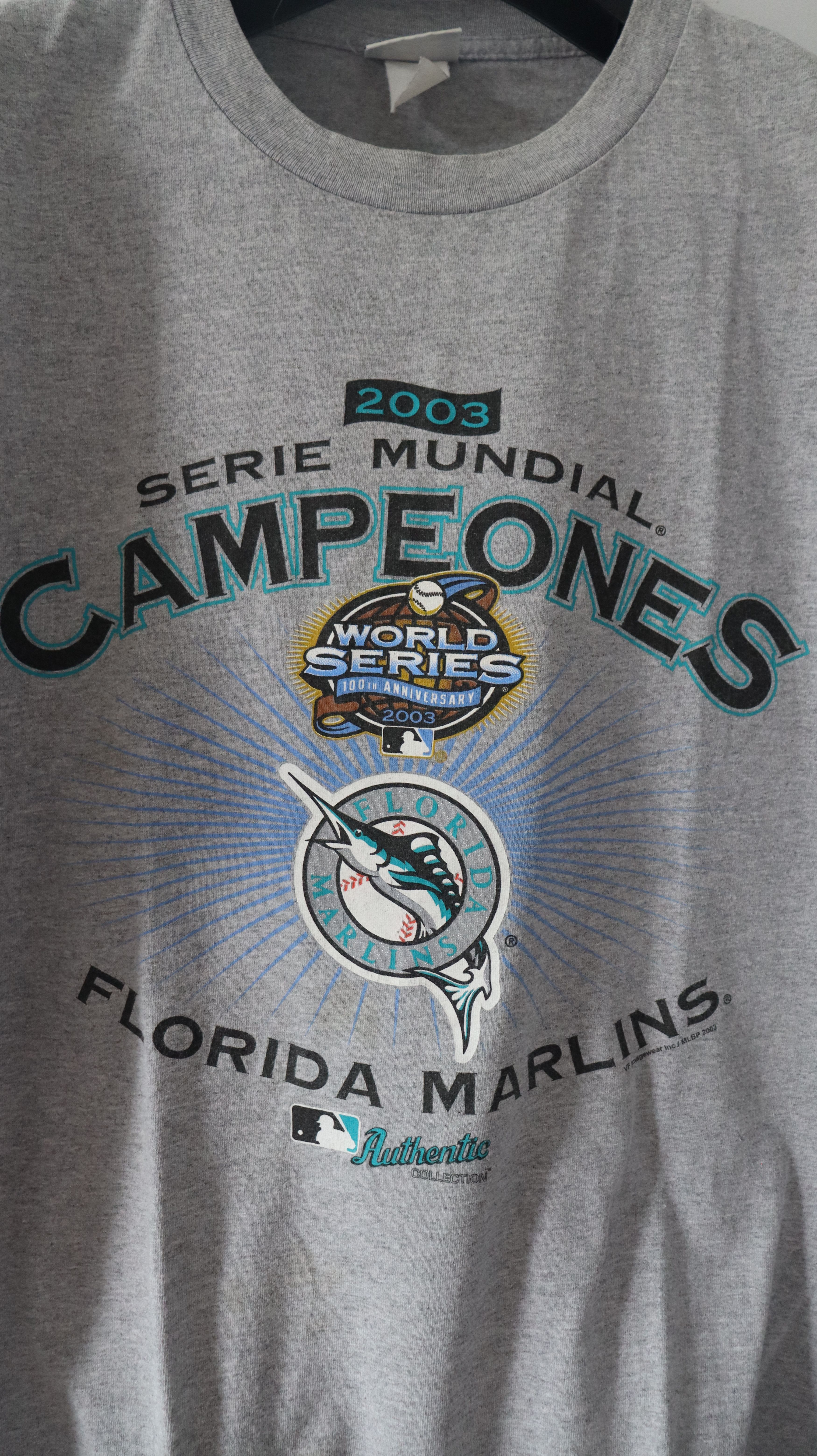 Lee × MLB × Vintage "Vintage Florida Marlins 2003 World Series" Size US XL / EU 56 / 4 - 2 Thumbnail