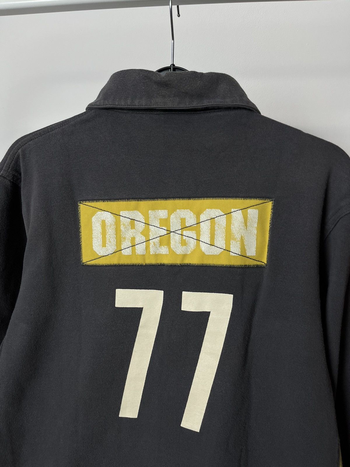 Nike × Vintage #77 Vintage 90s Nike Oregon Athletics West Longsleeve Rugby Size US M / EU 48-50 / 2 - 10 Thumbnail