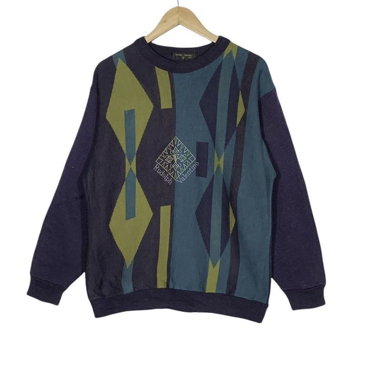 Valentino Rudolph valentino sweatshirt big logo embroidered Size US M / EU 48-50 / 2 - 1 Thumbnail