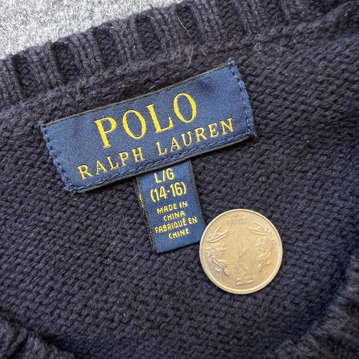 Ralph Lauren 💥RARE💥 Vintage Polo Ralph Lauren Bear knit Sweater Size US S / EU 44-46 / 1 - 4 Thumbnail