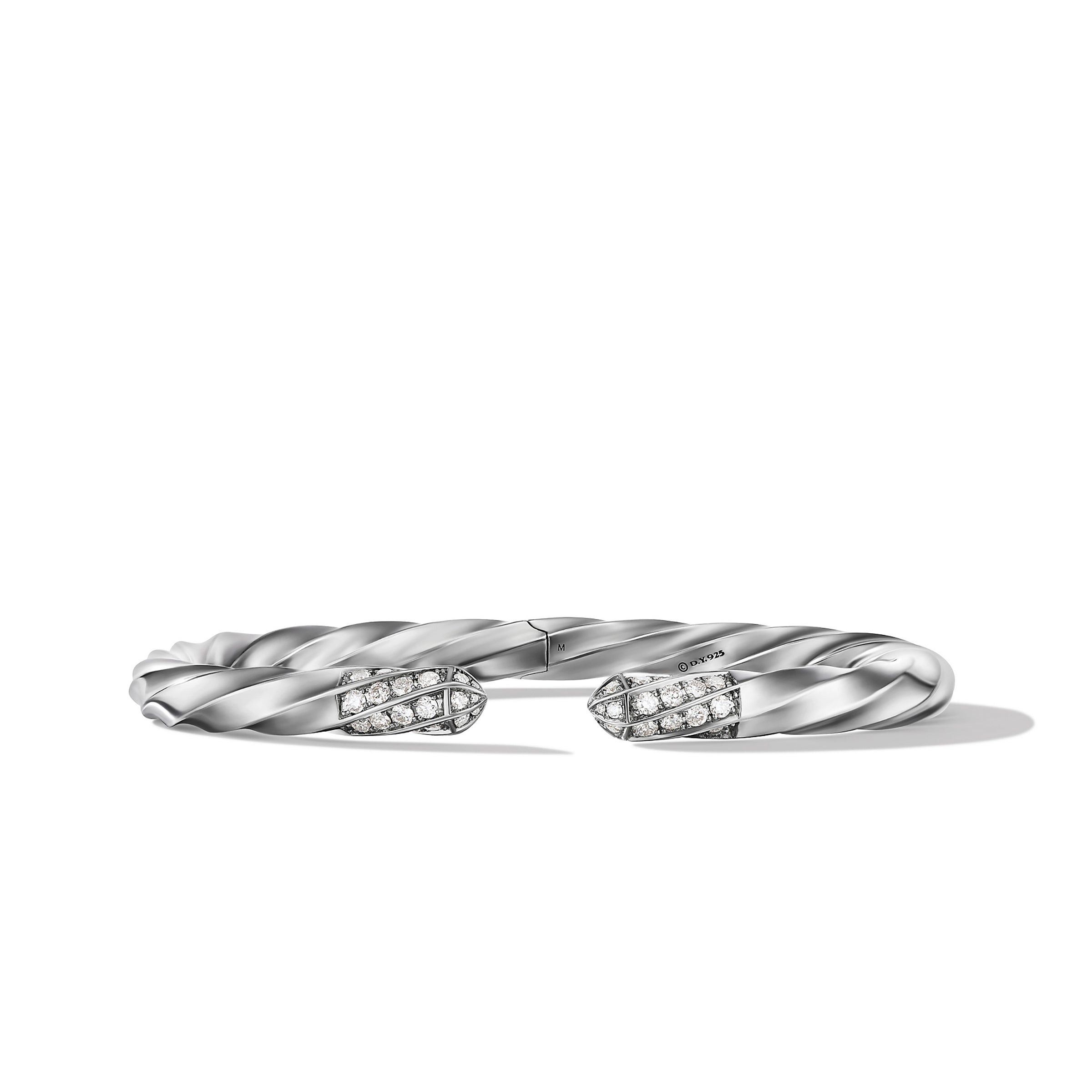David Yurman o1w1db10526 B17450D Size:S/ Bracelet in Silver Size ONE SIZE - 1 Thumbnail