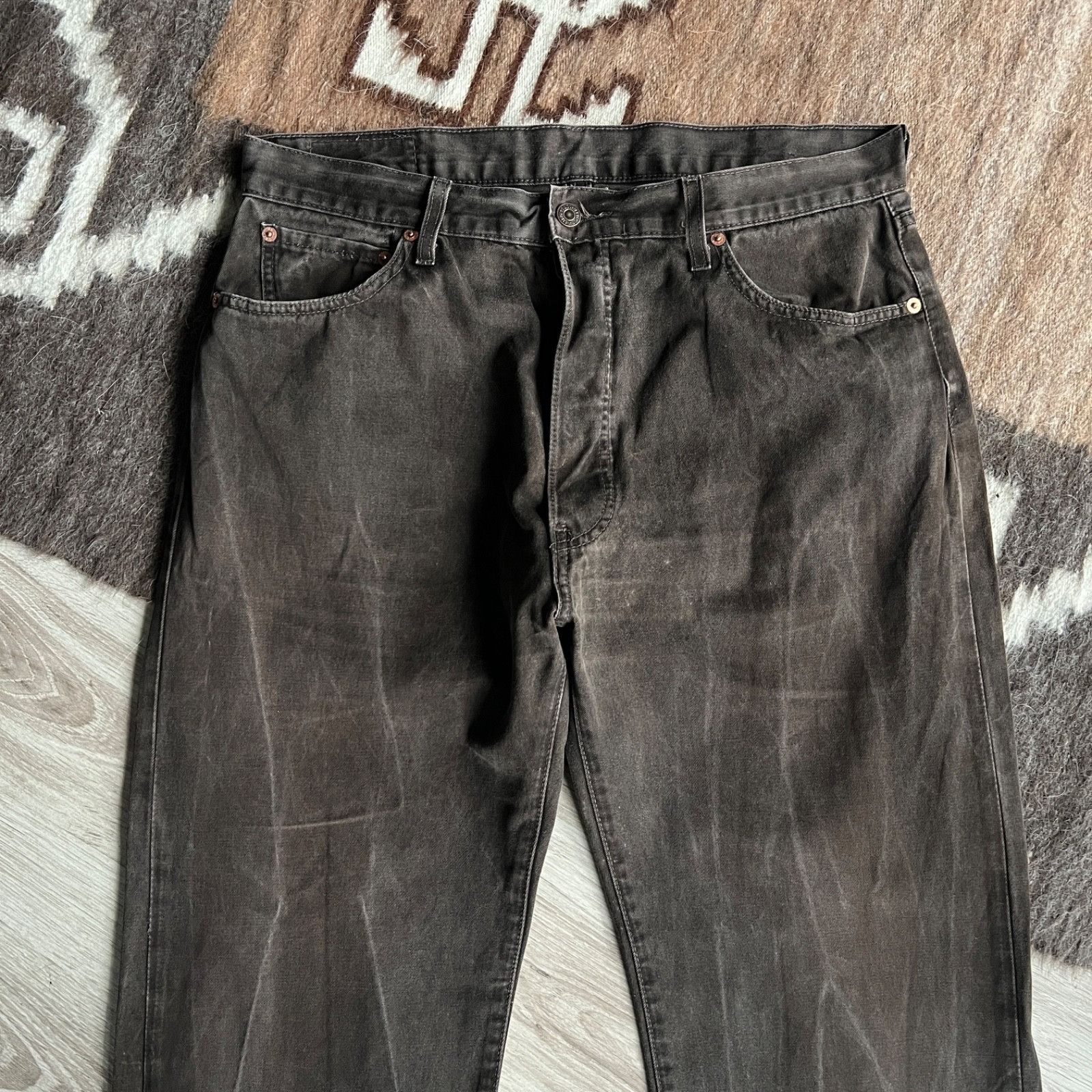 Levi's Levi’s 551 White Tab Vintage Cotton Pants Jeans 9821AC Size US 35 - 4 Thumbnail