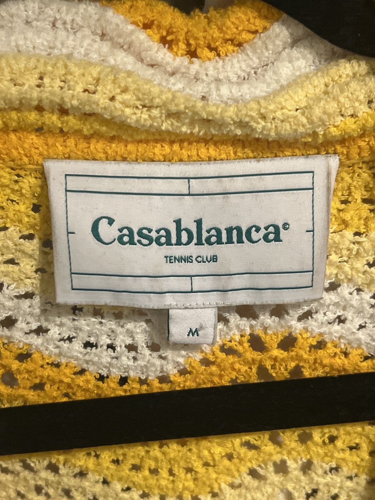 Casablanca Casablanca -Wavy Gradient Short Sleeve Crochet Shirt Size US M / EU 48-50 / 2 - 3 Thumbnail