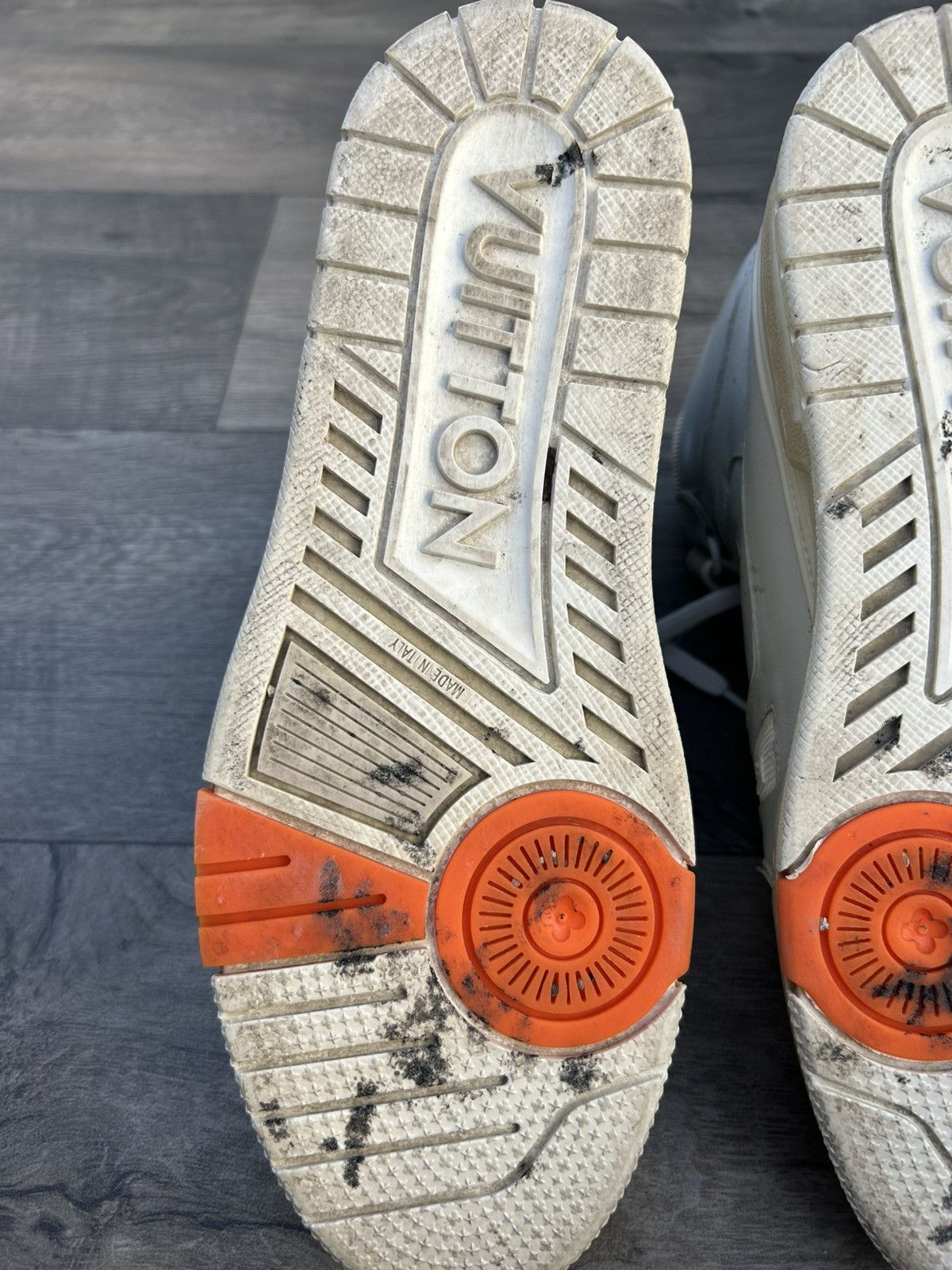 Louis Vuitton Louis Vuitton x Virgil Abloh High Top Trainer Sneakers. Size US 7 / EU 40 - 10 Thumbnail