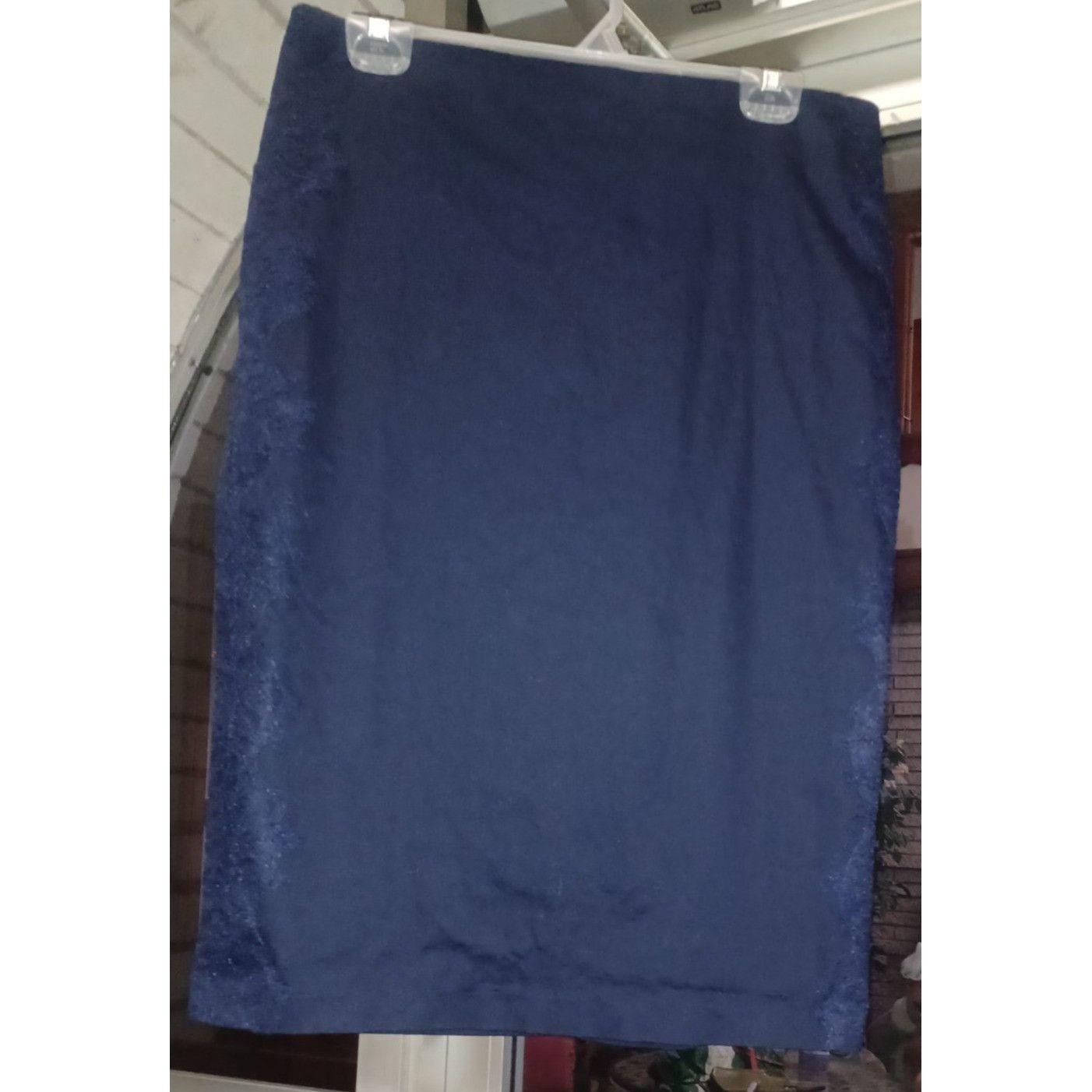 Other New York & Company Women's Skirt SZ 12 Navy Blue with Lace Size 34" / US 12 / IT 48 - 1 Thumbnail