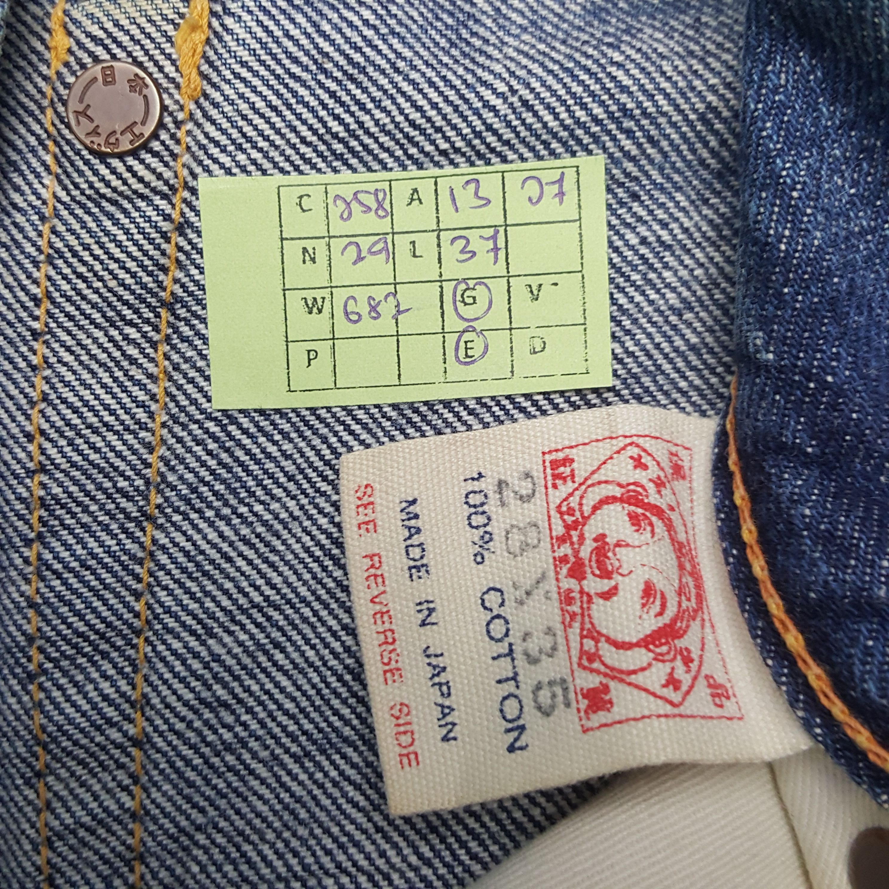 Evisu × Japanese Brand × Vintage Vintage Evisu Japanese Brand Daicock Custom Art Denim Jeans Size US 26 / EU 42 - 8 Thumbnail