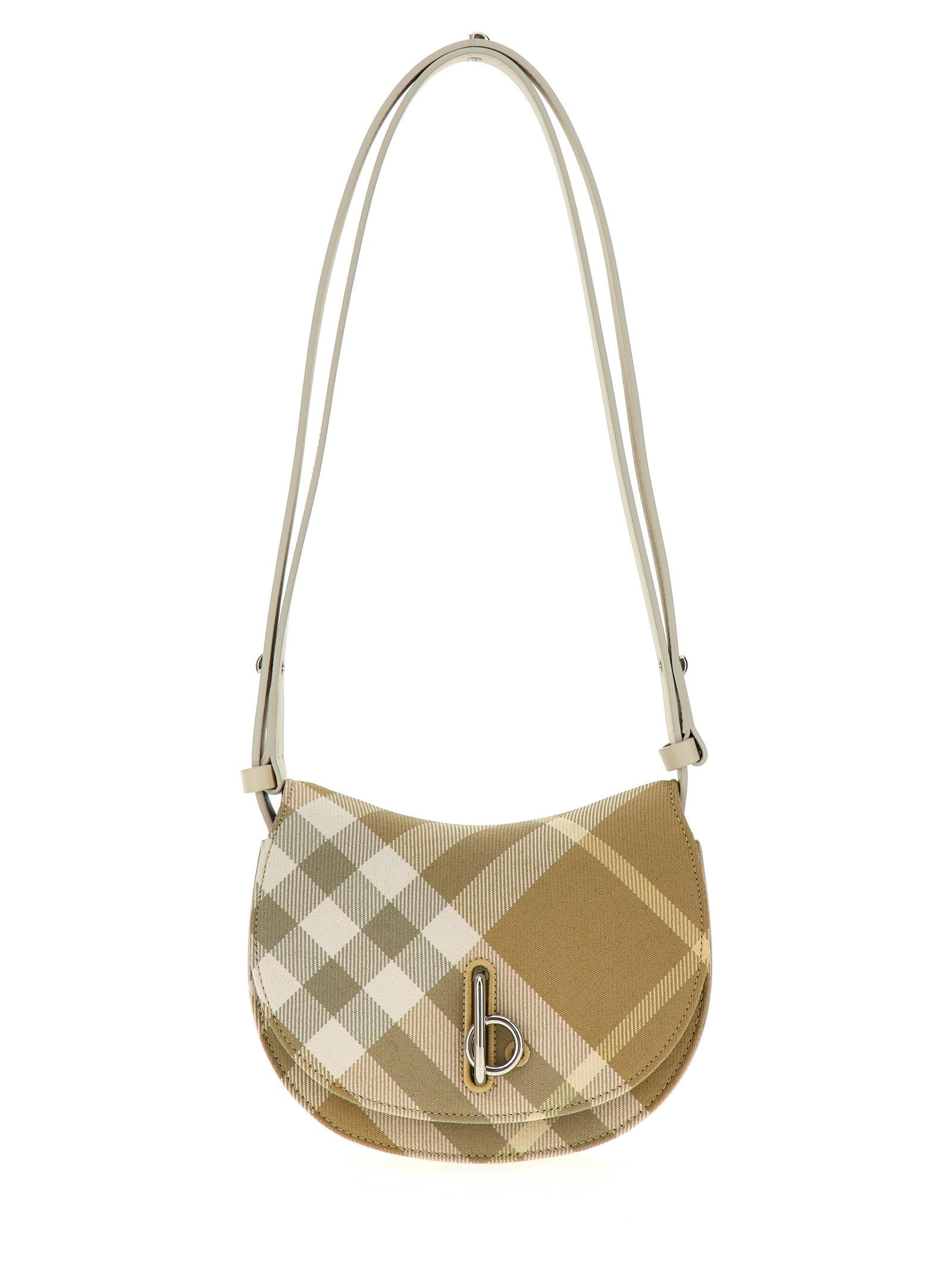 Burberry 'rocking Horse' Mini Shoulder Bag in Beige, Women's