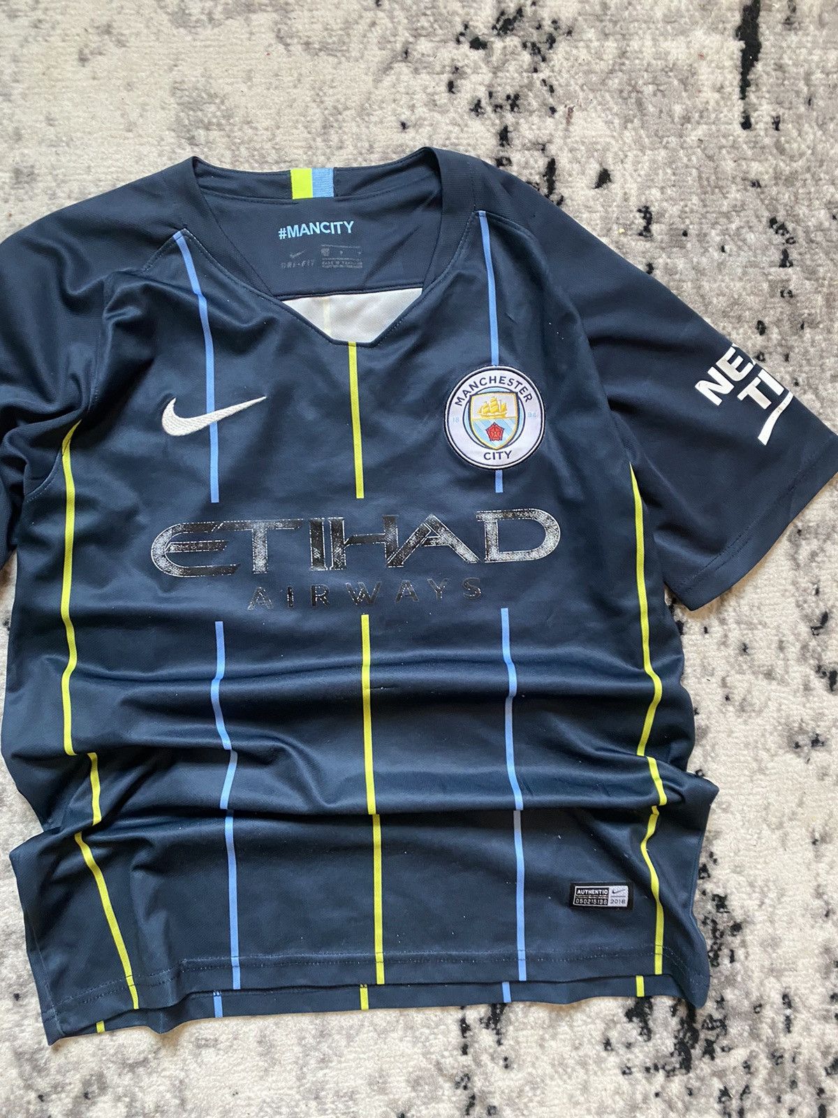 Nike × Vintage Manchester City De Bruyne 2015 2016 football soccer jersey Size US S / EU 44-46 / 1 - 5 Thumbnail