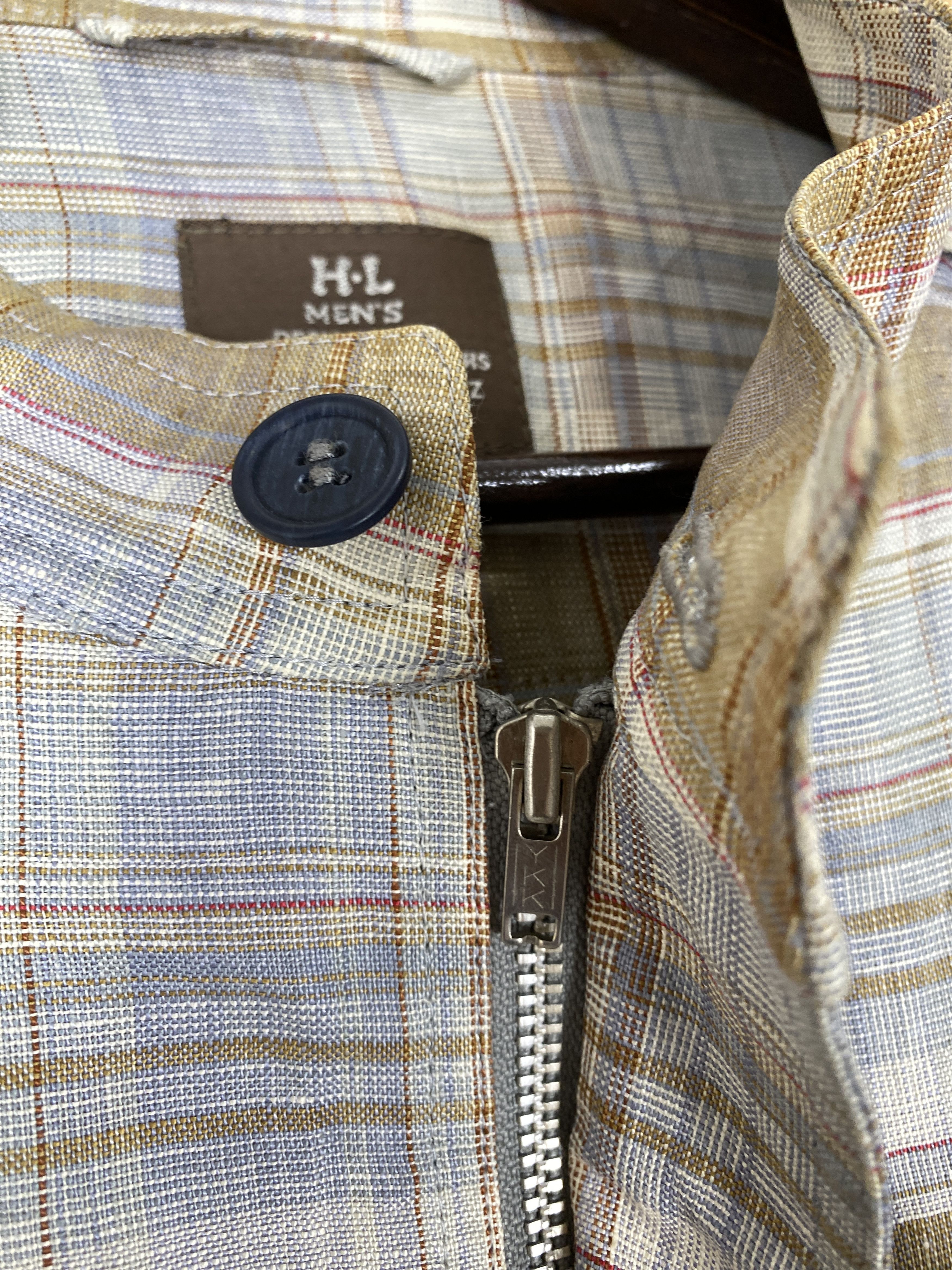 Japanese Brand × Vintage Vintage Henri-Luc Chapuis Checked 90s Design Flannel Jacket Size US M / EU 48-50 / 2 - 3 Thumbnail