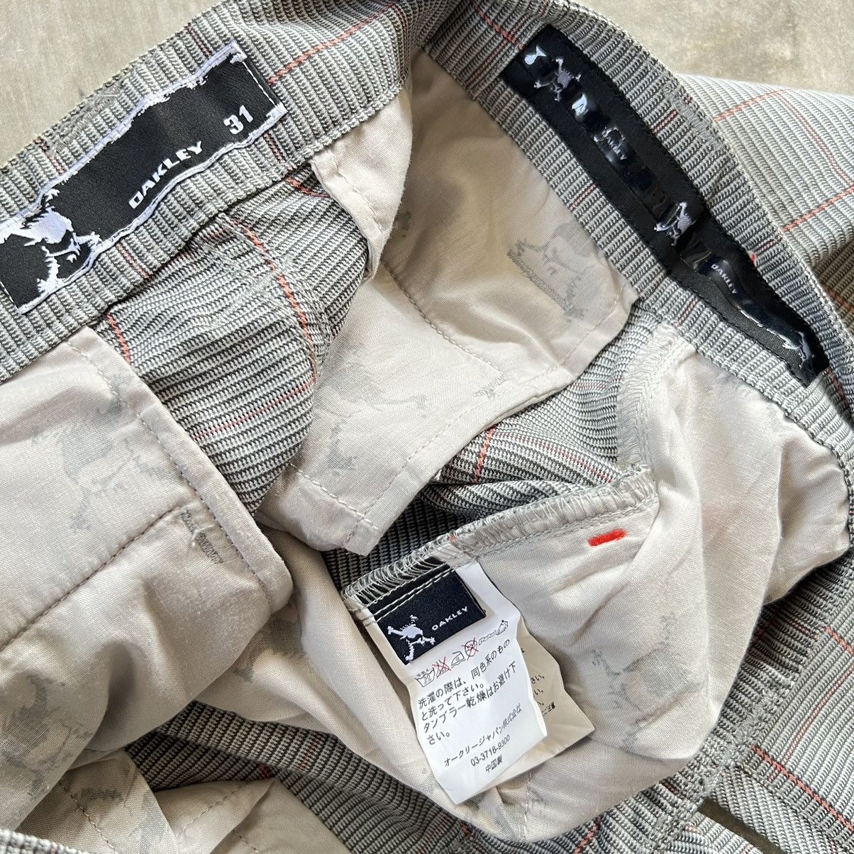 Oakley Y2K Oakley Tartan Bootcut Pants Size US 31 - 9 Thumbnail