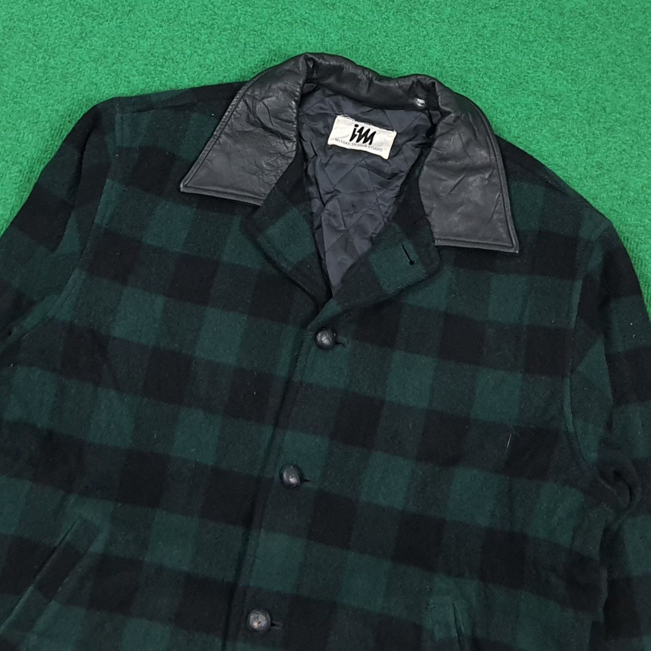 Issey Miyake Issey Miyake Design Studio Buffalo Plaid Wool Jacket Size US L / EU 52-54 / 3 - 2 Thumbnail