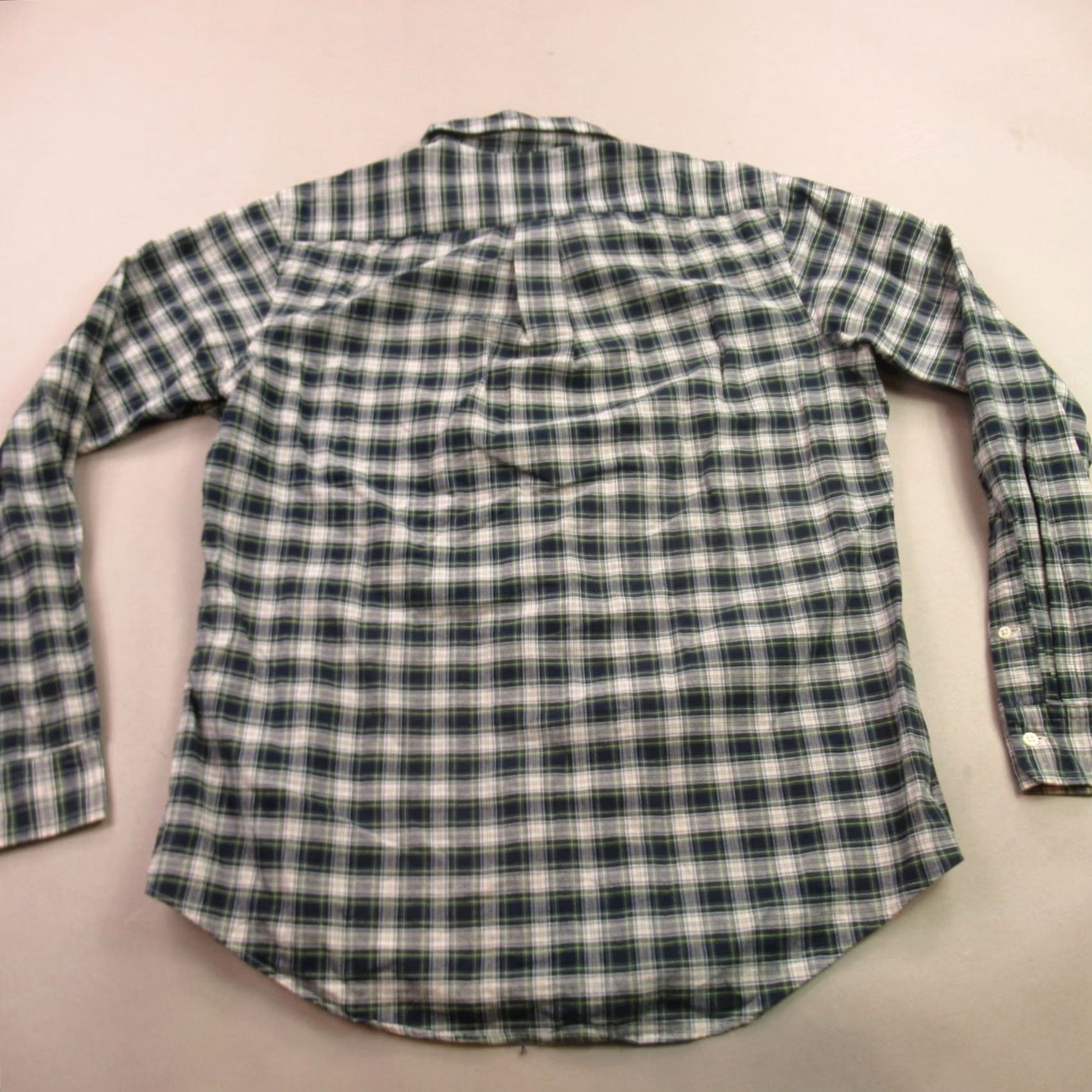 Polo Ralph Lauren Ralph Lauren Shirt Mens Large Long Sleeve Plaid Custom Fit Blue Size US L / EU 52-54 / 3 - 5 Thumbnail
