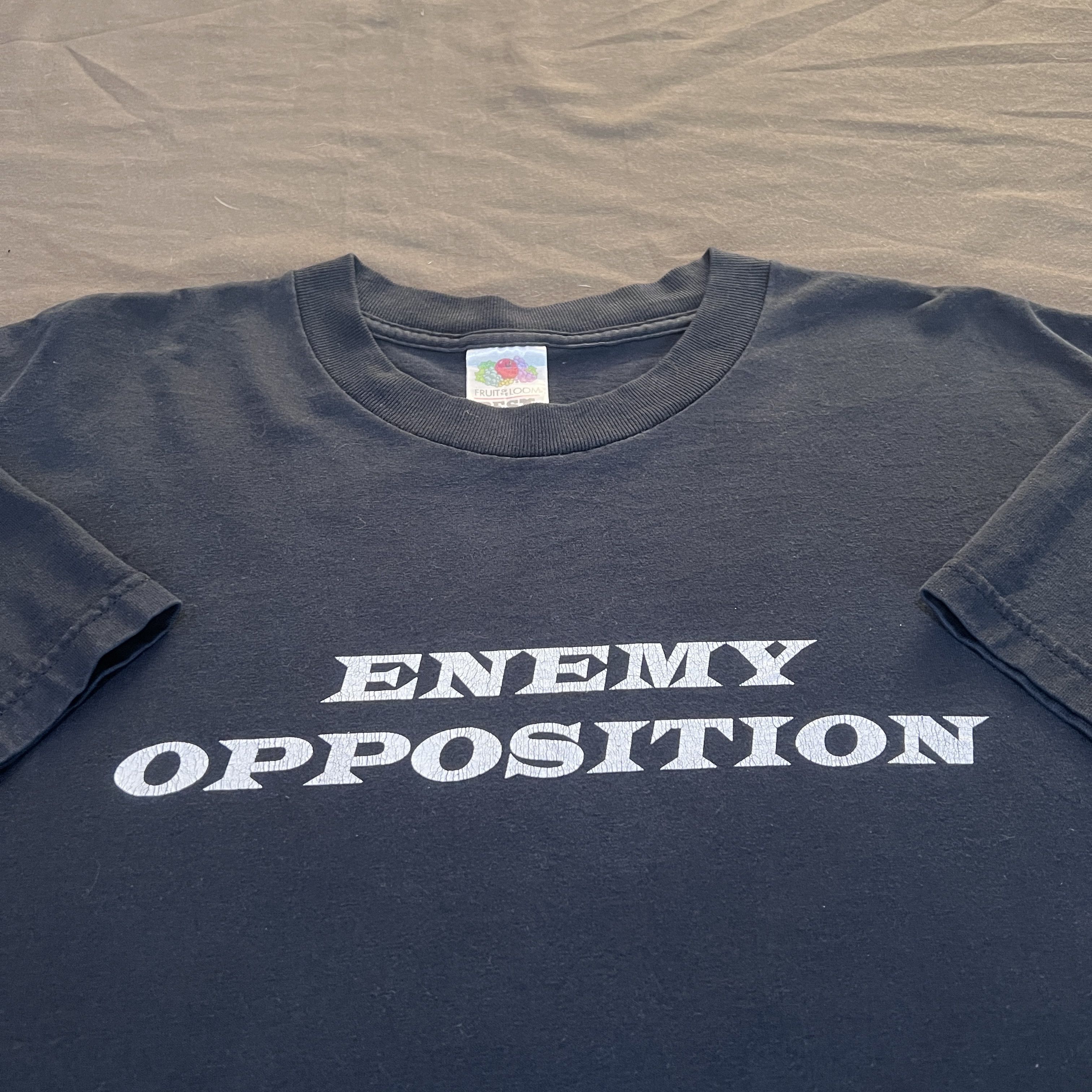 Vintage Vintage Y2K Enemy Opposition Promo Tee XL Size US XL / EU 56 / 4 - 1 Thumbnail