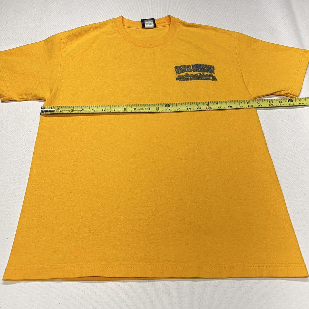 Harley Davidson Harley Davidson Tee Shirt Yellow Pocono PA Bike Motorcycle Size US L / EU 52-54 / 3 - 18 Thumbnail