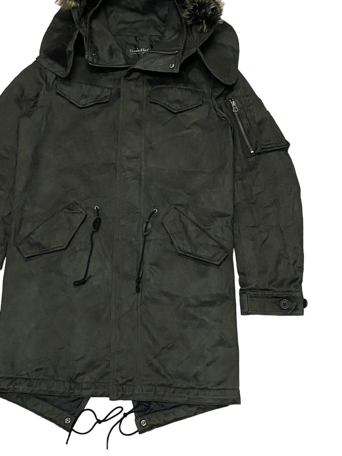 Japanese Brand Tornado Mart fur Hoodie Parka / Long Jacket Size M / US 6-8 / IT 42-44 - 11 Thumbnail