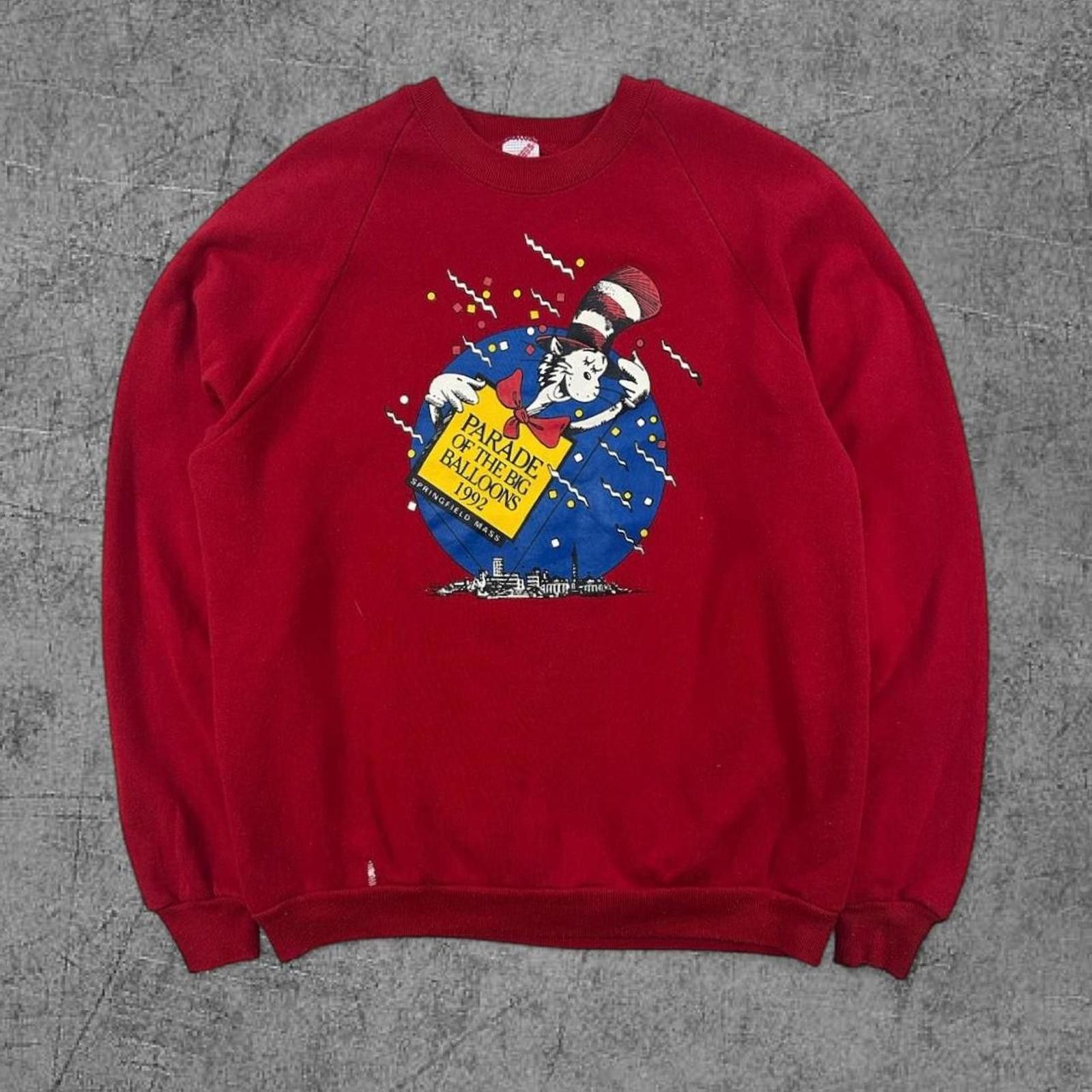 Vintage 1992 Dr Seuss Parade of big Balloons Crewneck Size US XL / EU 56 / 4 - 1 Thumbnail