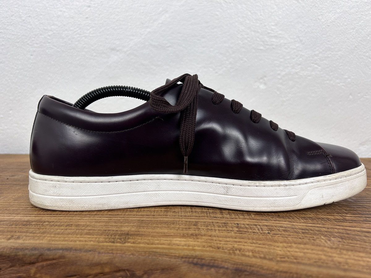 Prada Prada 4E2996 Brushed Spazzolato Leather Sneakers Size US 10 / EU 43 - 5 Thumbnail