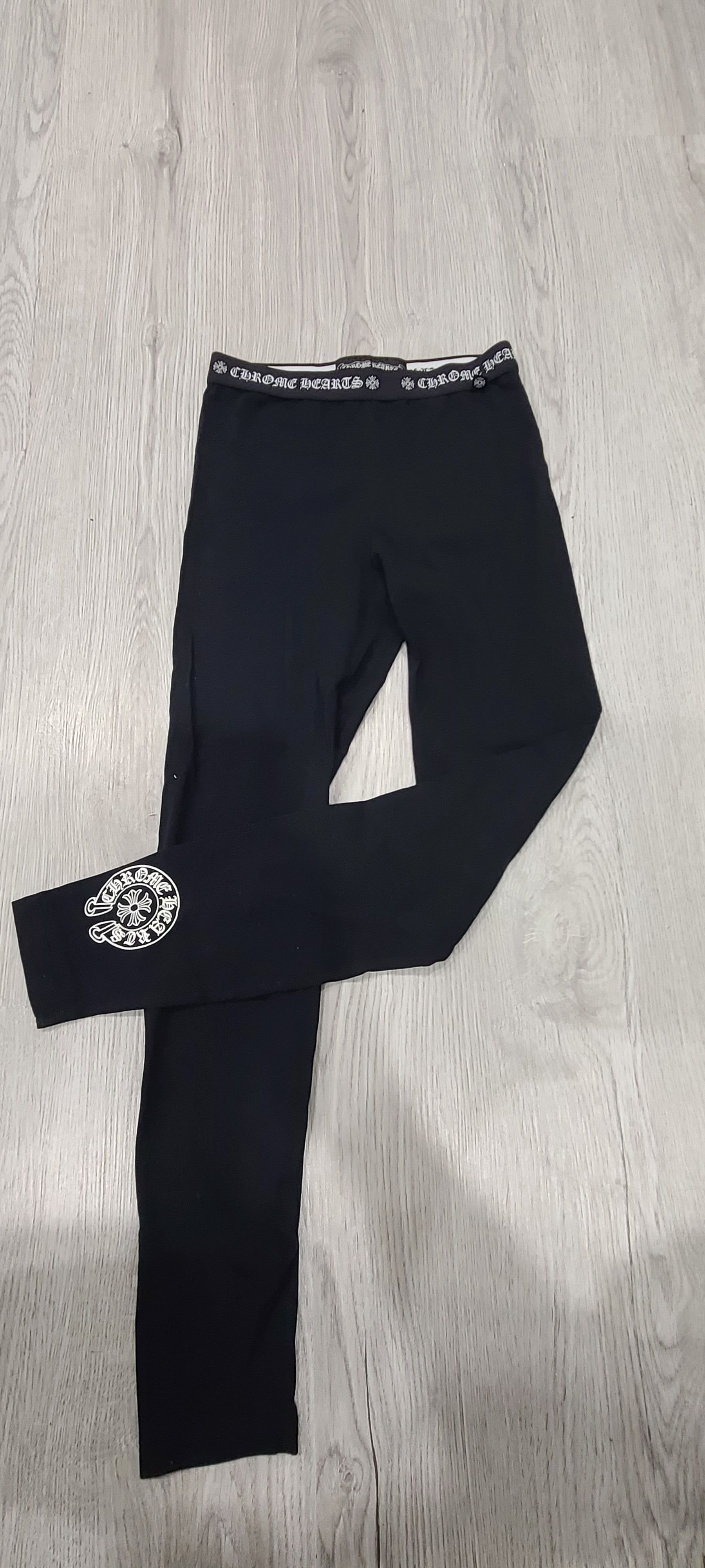 Chrome Hearts Chrome hearts leggings logo sz S | Grailed