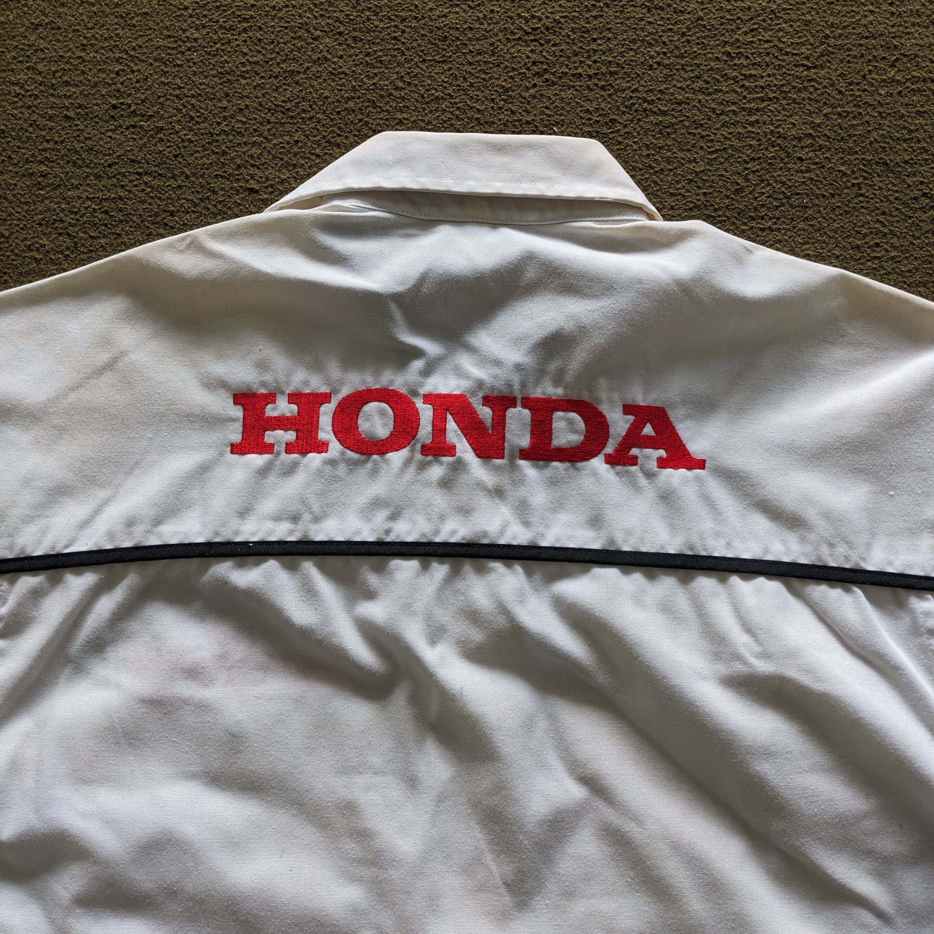Vintage Vintage HONDA Motorsports Racing Shirts Size US M / EU 48-50 / 2 - 2 Thumbnail