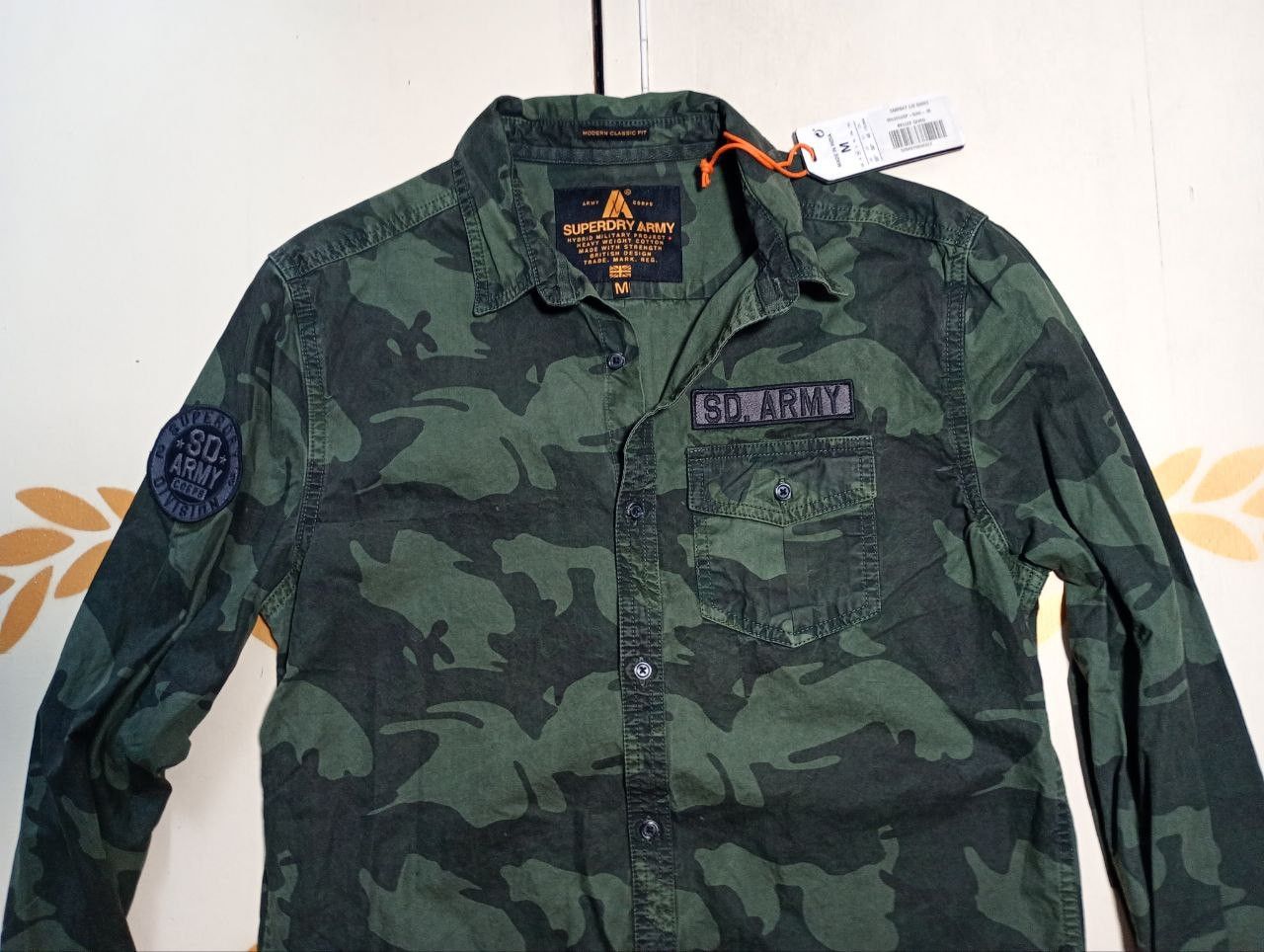 Japanese Brand × Superdry Superdry S.D.Army Shirt NWT Size US M / EU 48-50 / 2 - 2 Thumbnail