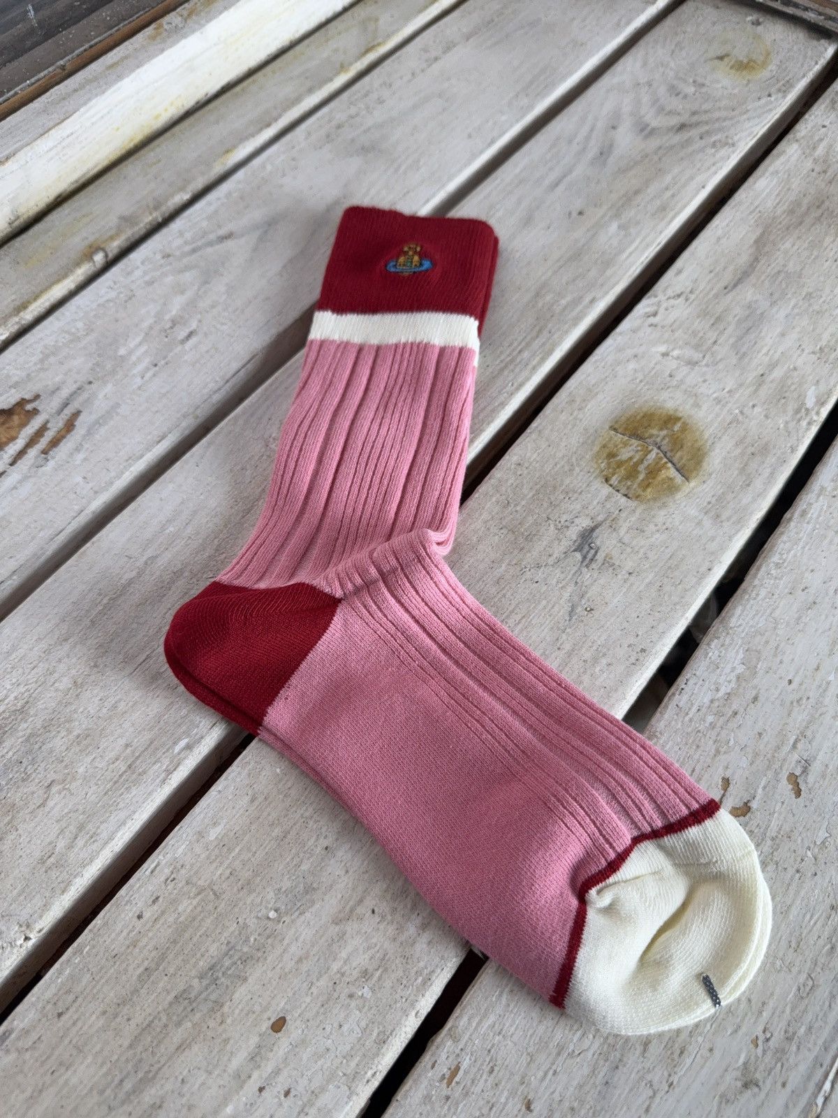 Vivienne Westwood NWT Archive Vivienne Westwood Japan Luxury Orb Logo Socks Size ONE SIZE - 1 Thumbnail