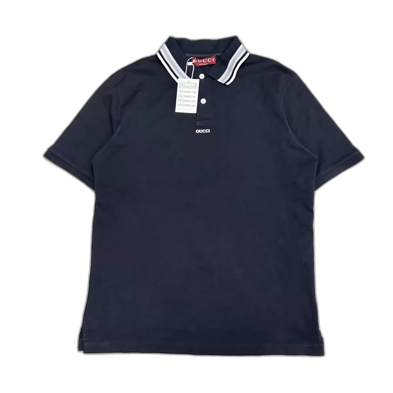 Gucci GUCCI Striped Polo Short Sleeve Shirt-yf Size US S / EU 44-46 / 1 - 1 Thumbnail