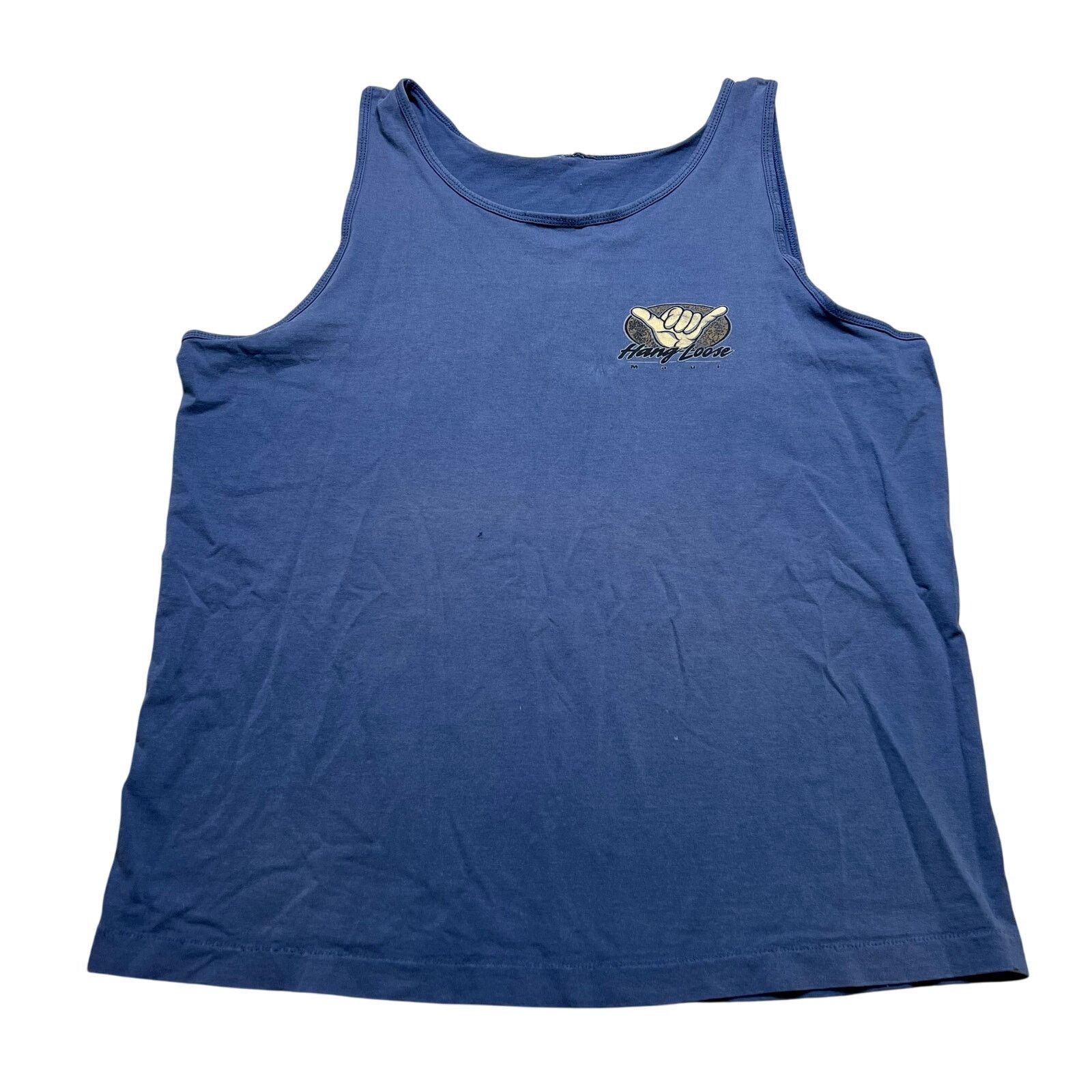 Other Vintage 90s Hang Loose Maui Tank Blue Shaka Single Stitch L Size US L / EU 52-54 / 3 - 2 Thumbnail