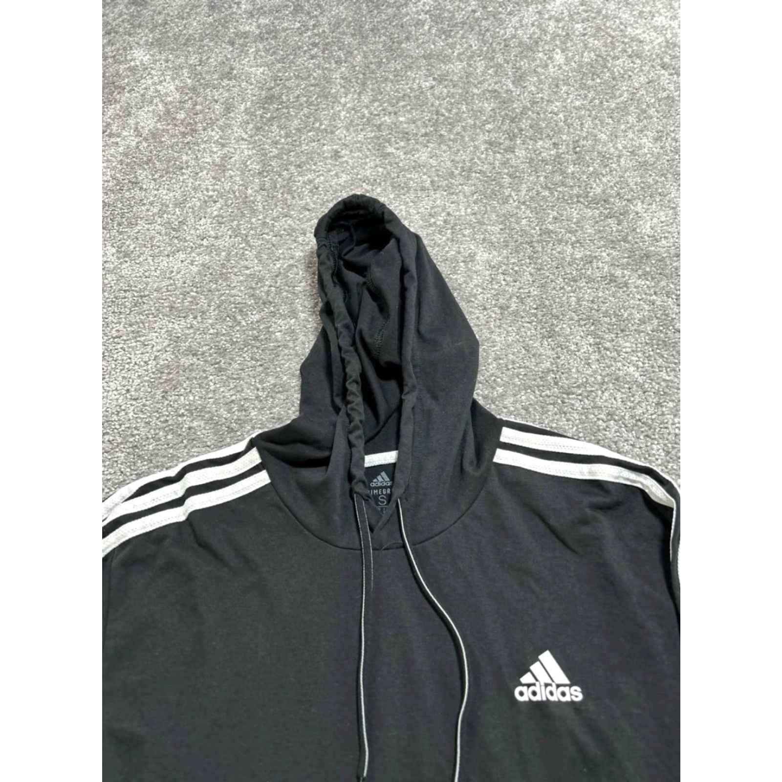 Adidas Adidas Sweatshirt Mens Small Black 3 Striped Primegreen Hooded Aeroready Logo Pullover Size US S / EU 44-46 / 1 - 3 Thumbnail