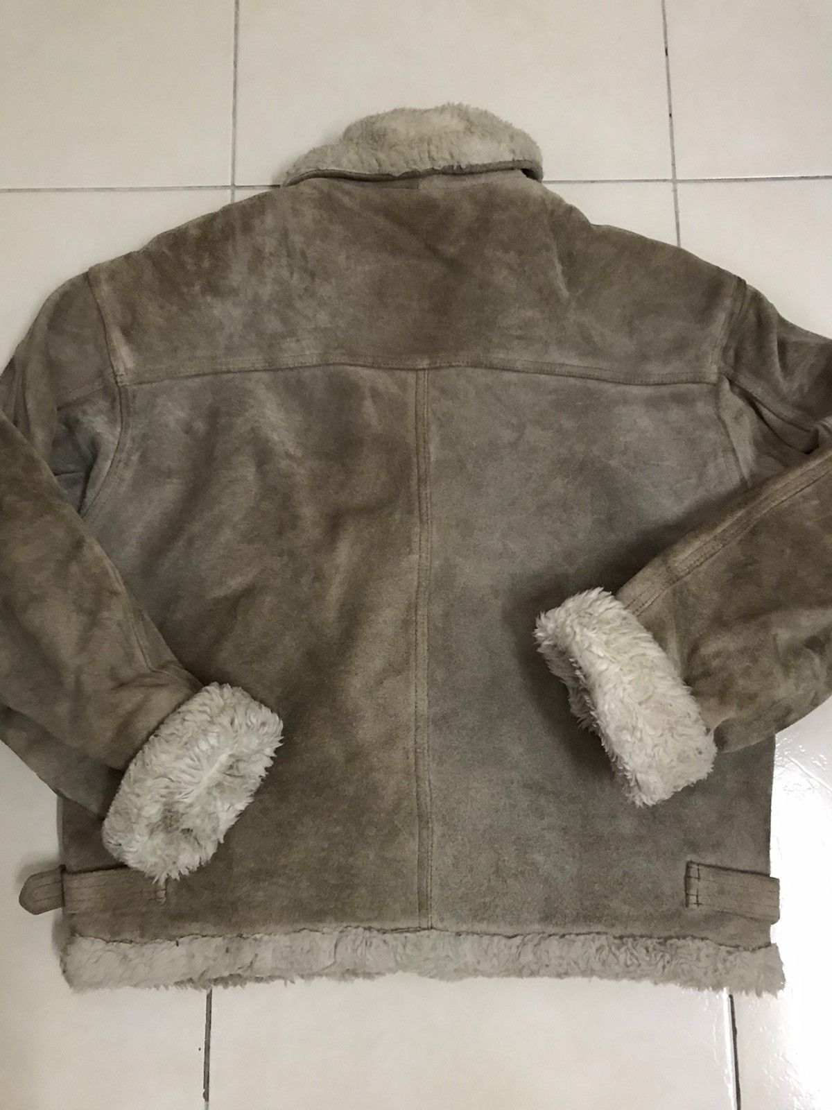 Japanese Brand Vintage Seahop Suede Leather Sherpa Jacket Size US M / EU 48-50 / 2 - 8 Thumbnail