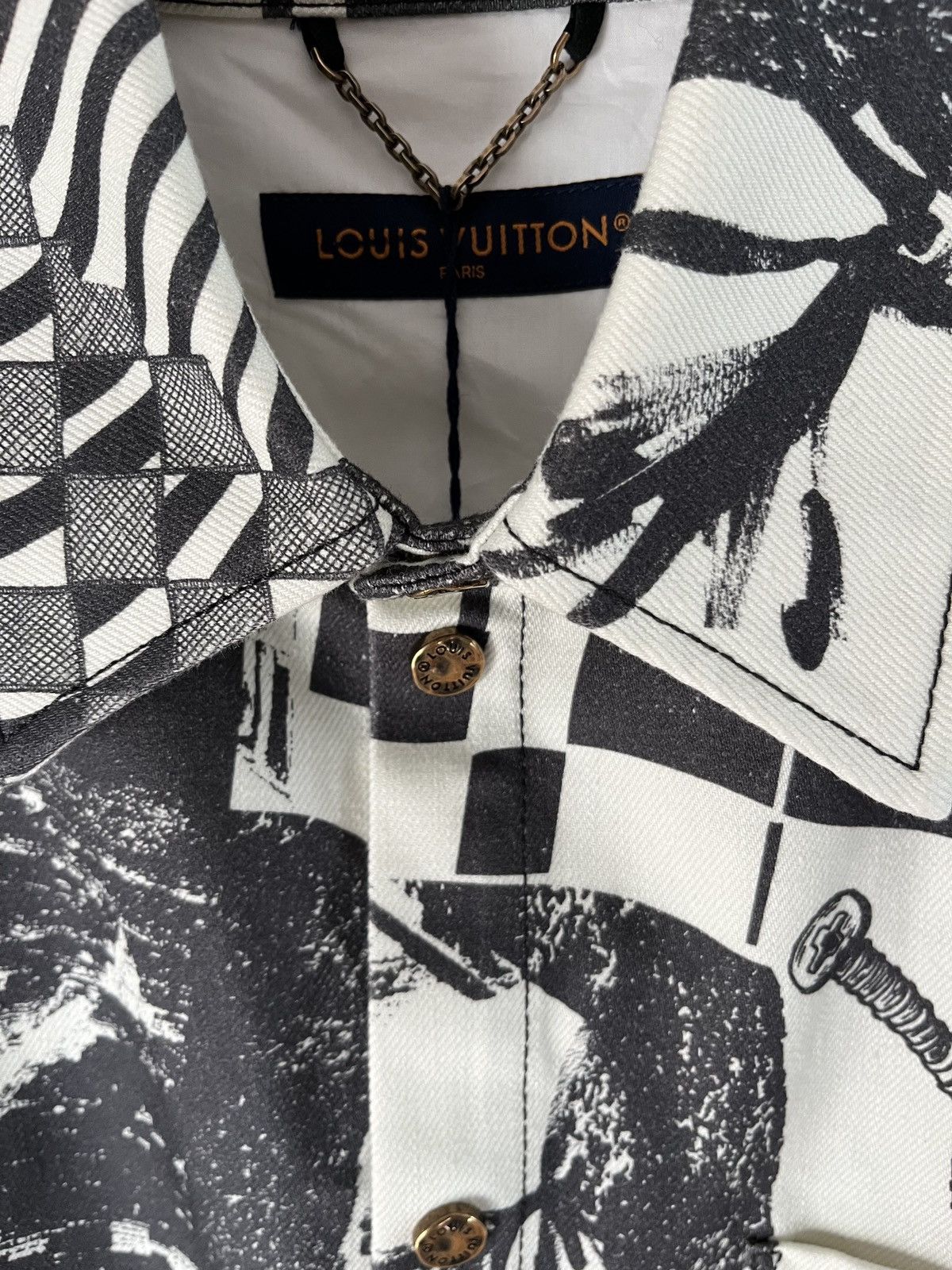 Louis Vuitton Louis Vuitton Shirt Short Sleeve Size US L / EU 52-54 / 3 - 2 Thumbnail