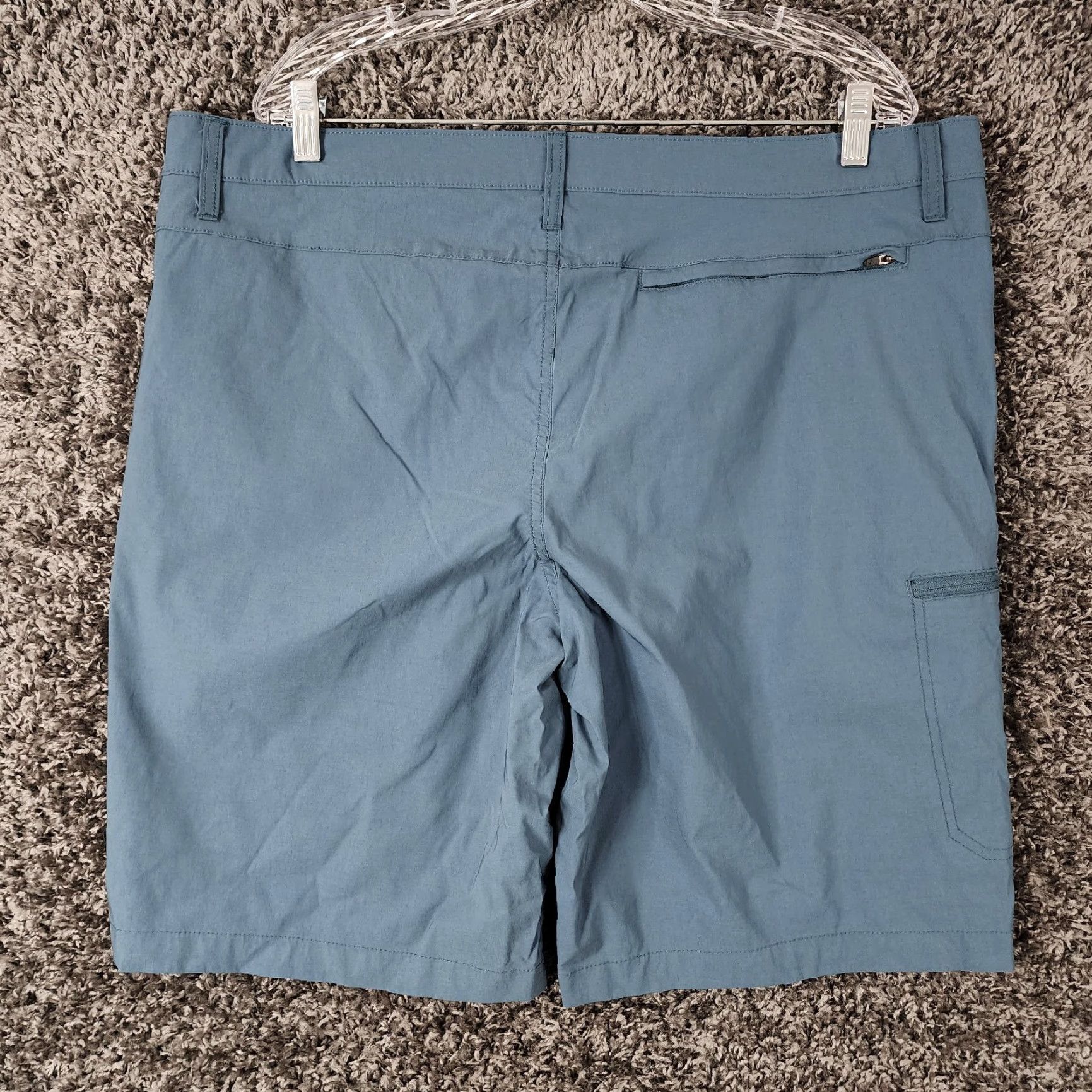 Weatherproof Weatherproof Mens Blue Cargo Flat Front Nylon Shorts Size 40 Size US 40 / EU 56 - 5 Thumbnail