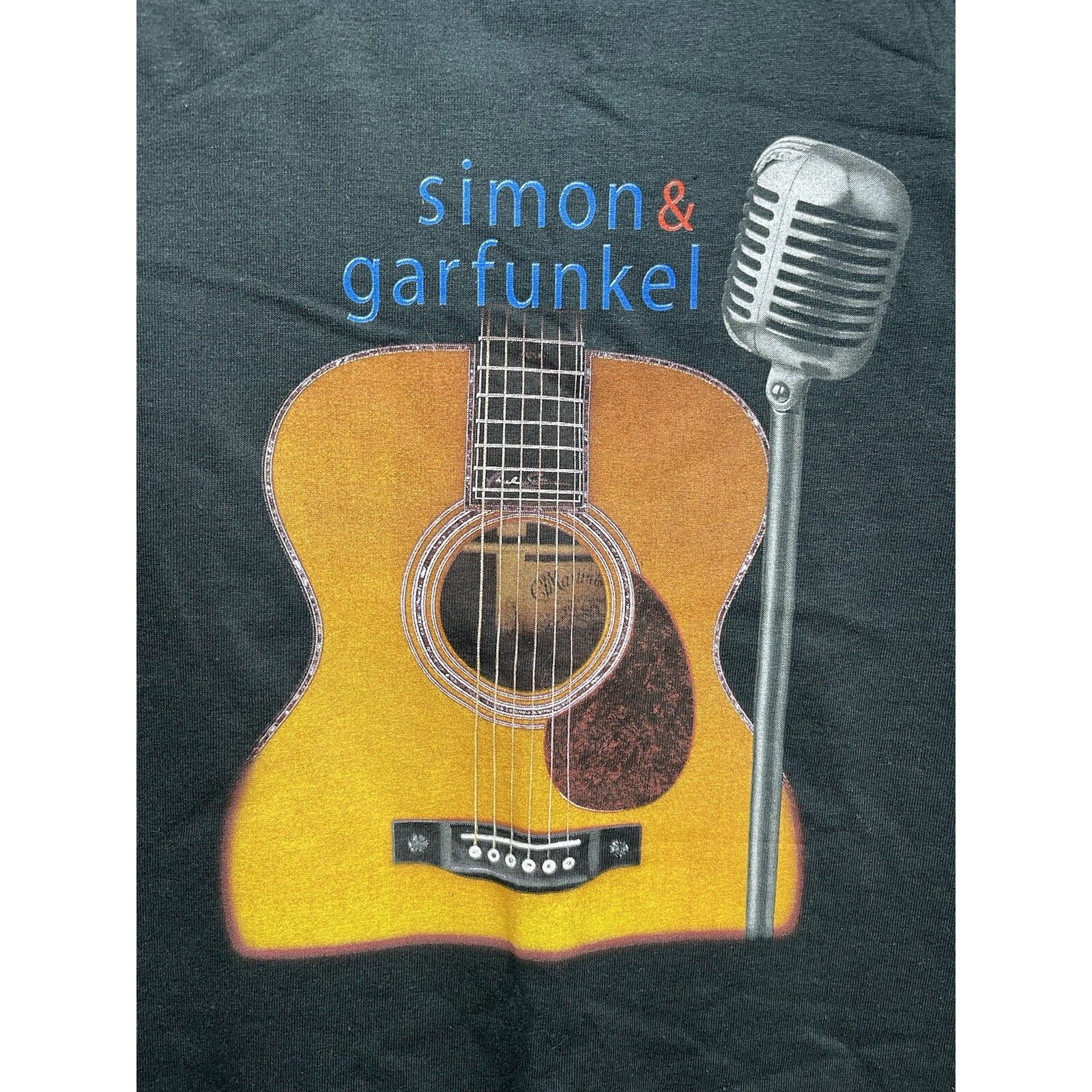 Anvil Vintage Simon & Garfunkel Shirt Men XL Black Graphic 2003 Co Size US XL / EU 56 / 4 - 2 Thumbnail