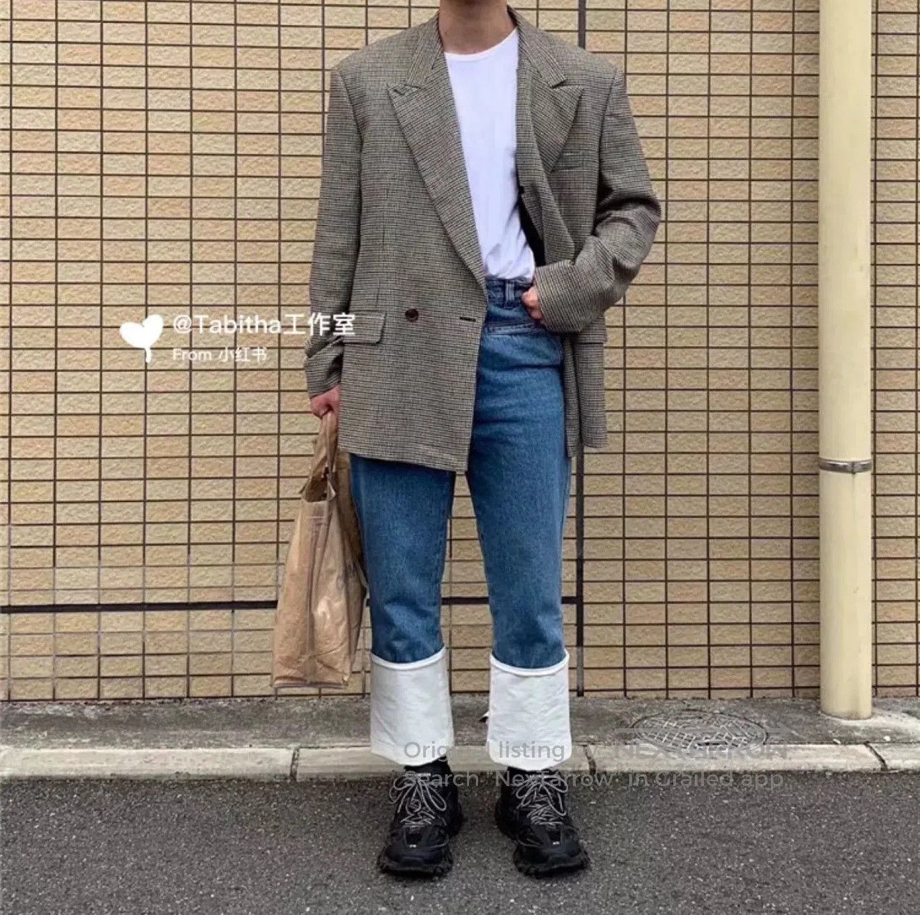 Vetements vetements houndstooth oversized wool blazer. Size US XS / EU 42 / 0 - 7 Thumbnail