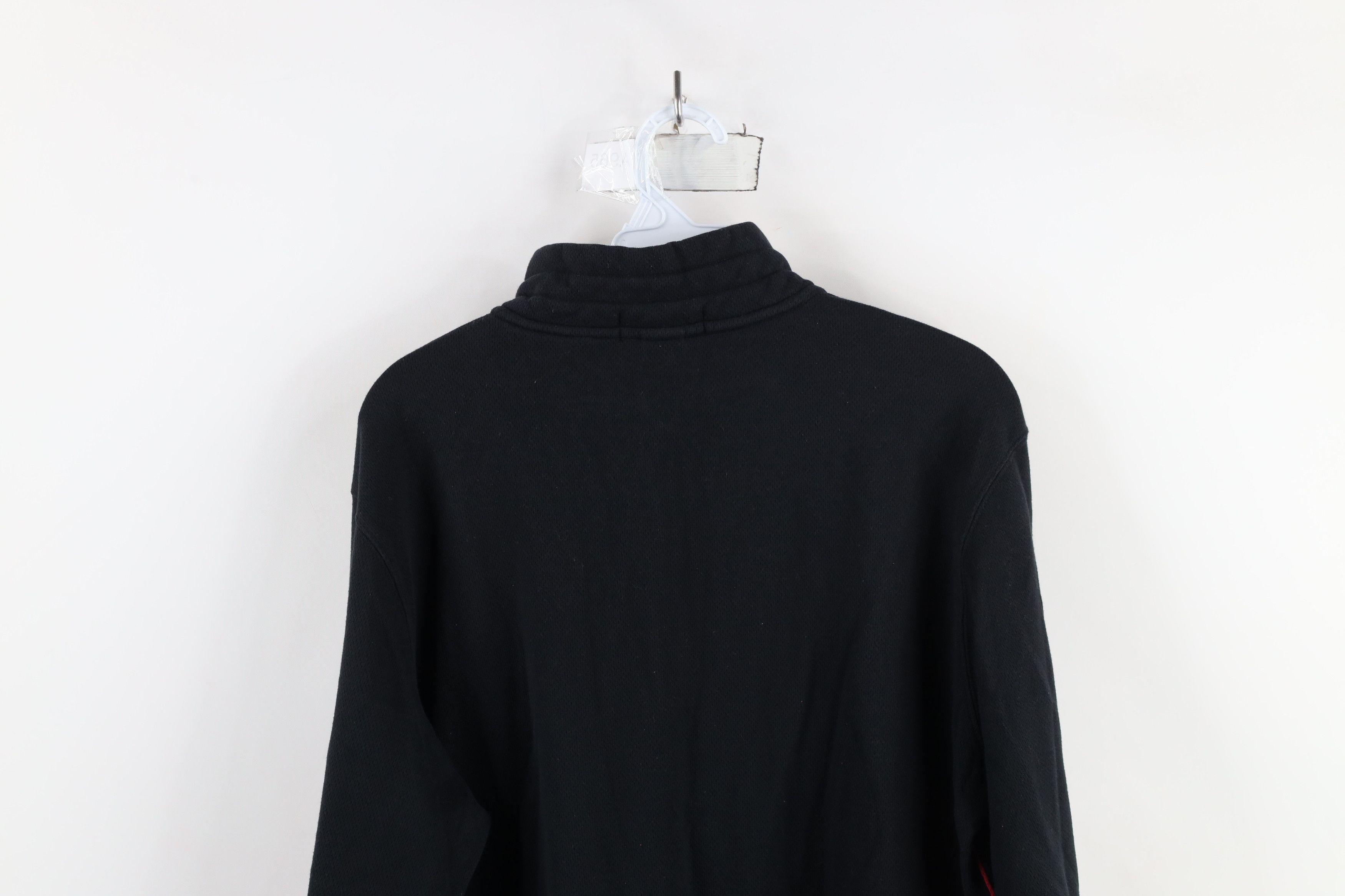 Lands' End × Vintage Vintage Lands End Thermal Knit Half Zip Sweater Black Size US L / EU 52-54 / 3 - 10 Thumbnail