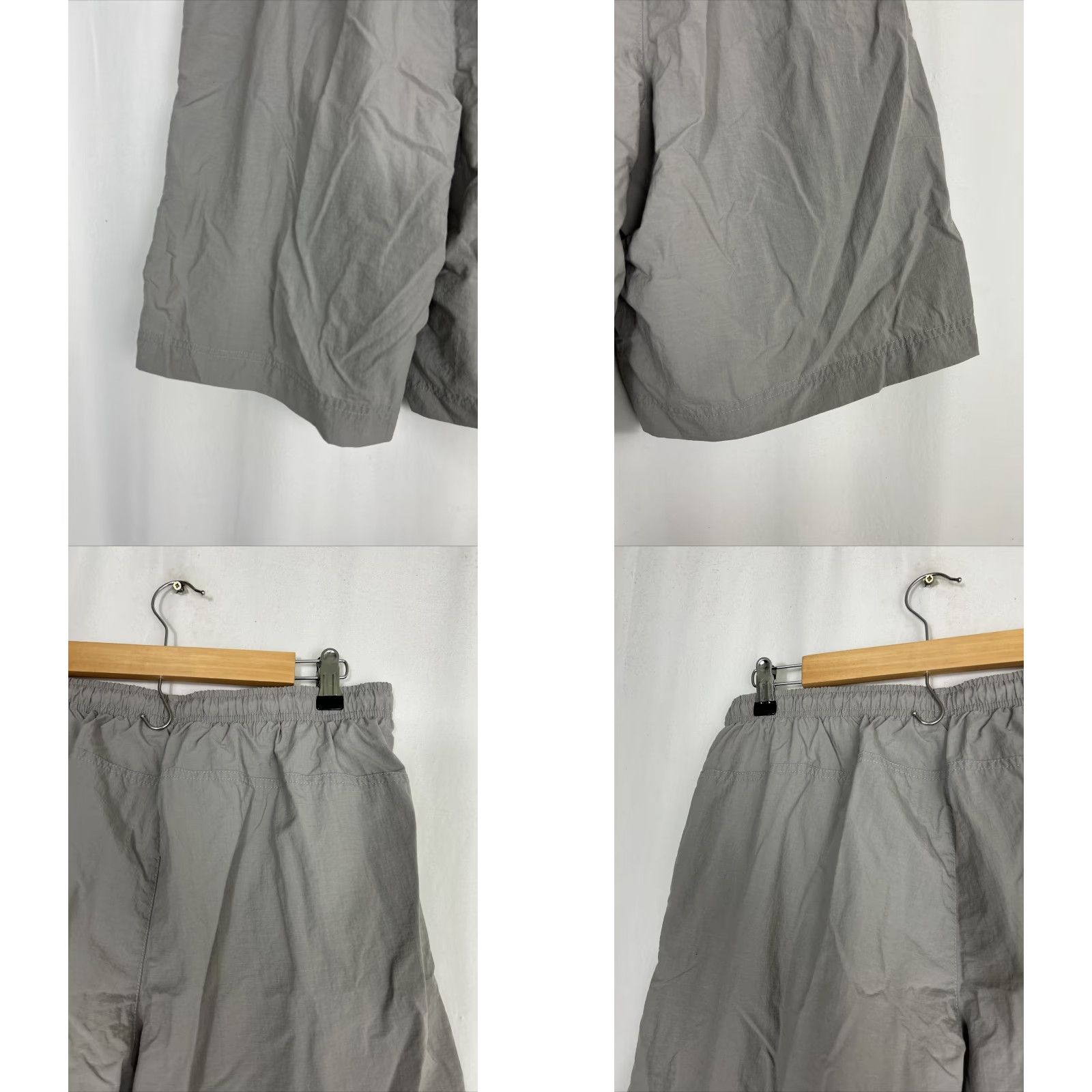 Nike VINTAGE Y2K Nike Line Swim Trunks Gray Mens Large Drawstring Trunks 32x9.5 Size ONE SIZE - 8 Thumbnail