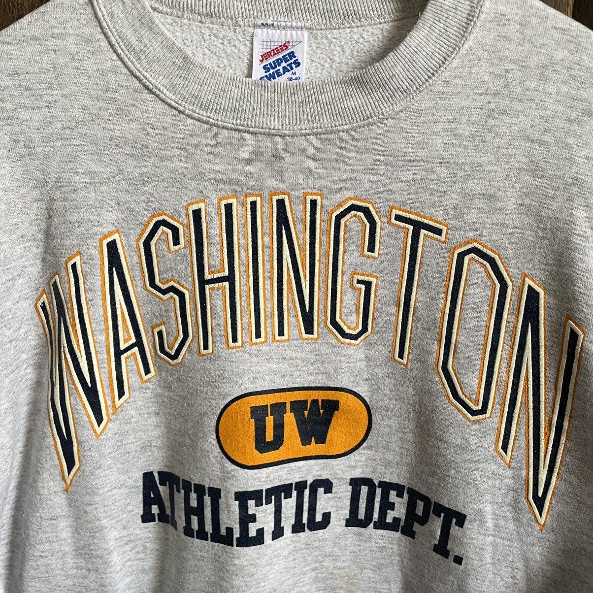 Vintage Vintage 90’s Washington Athletic Dept Crewneck Size US M / EU 48-50 / 2 - 2 Thumbnail