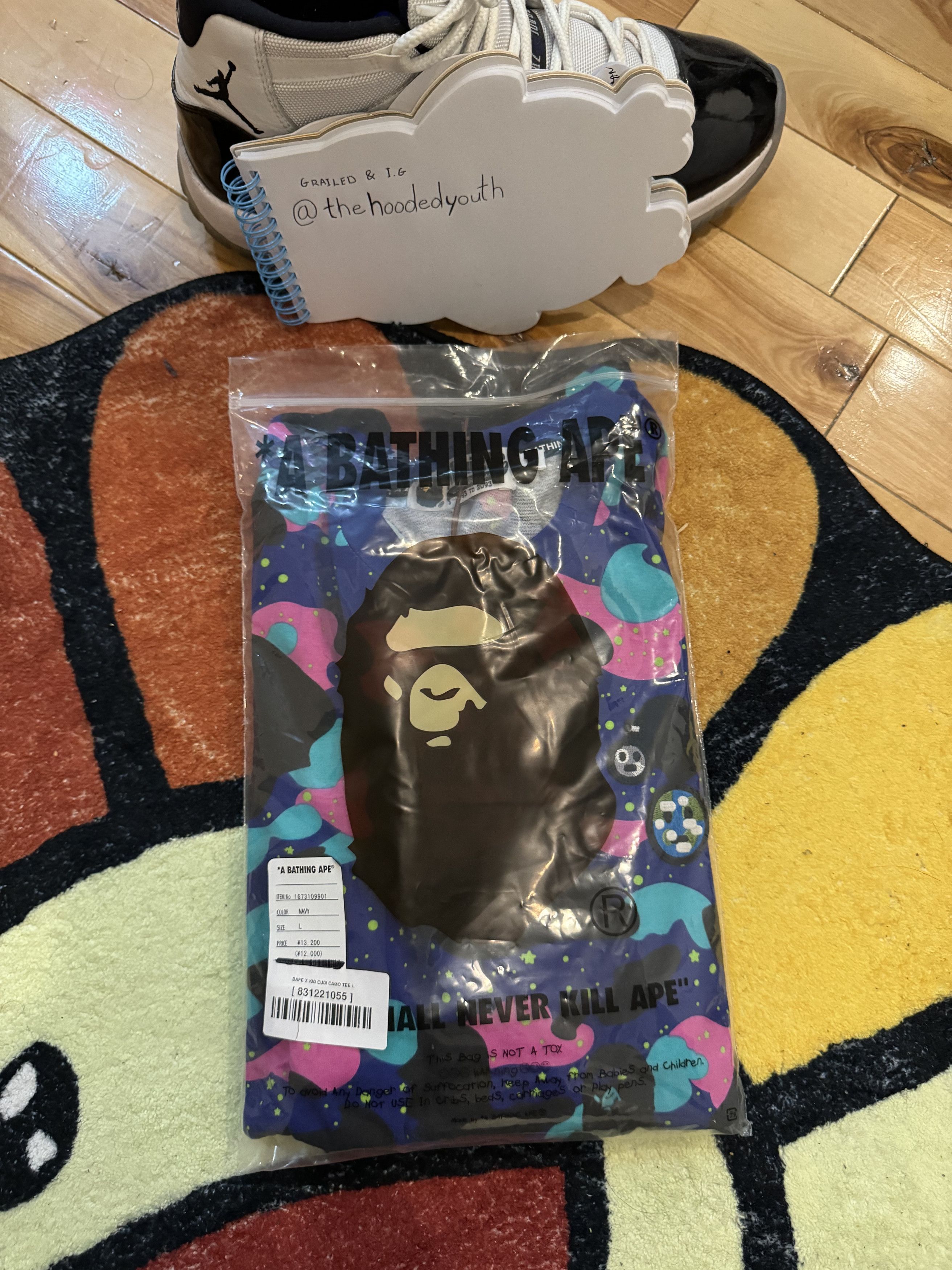 Bape BAPE x Kid Cudi Camo Tee Multi Size US L / EU 52-54 / 3 - 5 Thumbnail