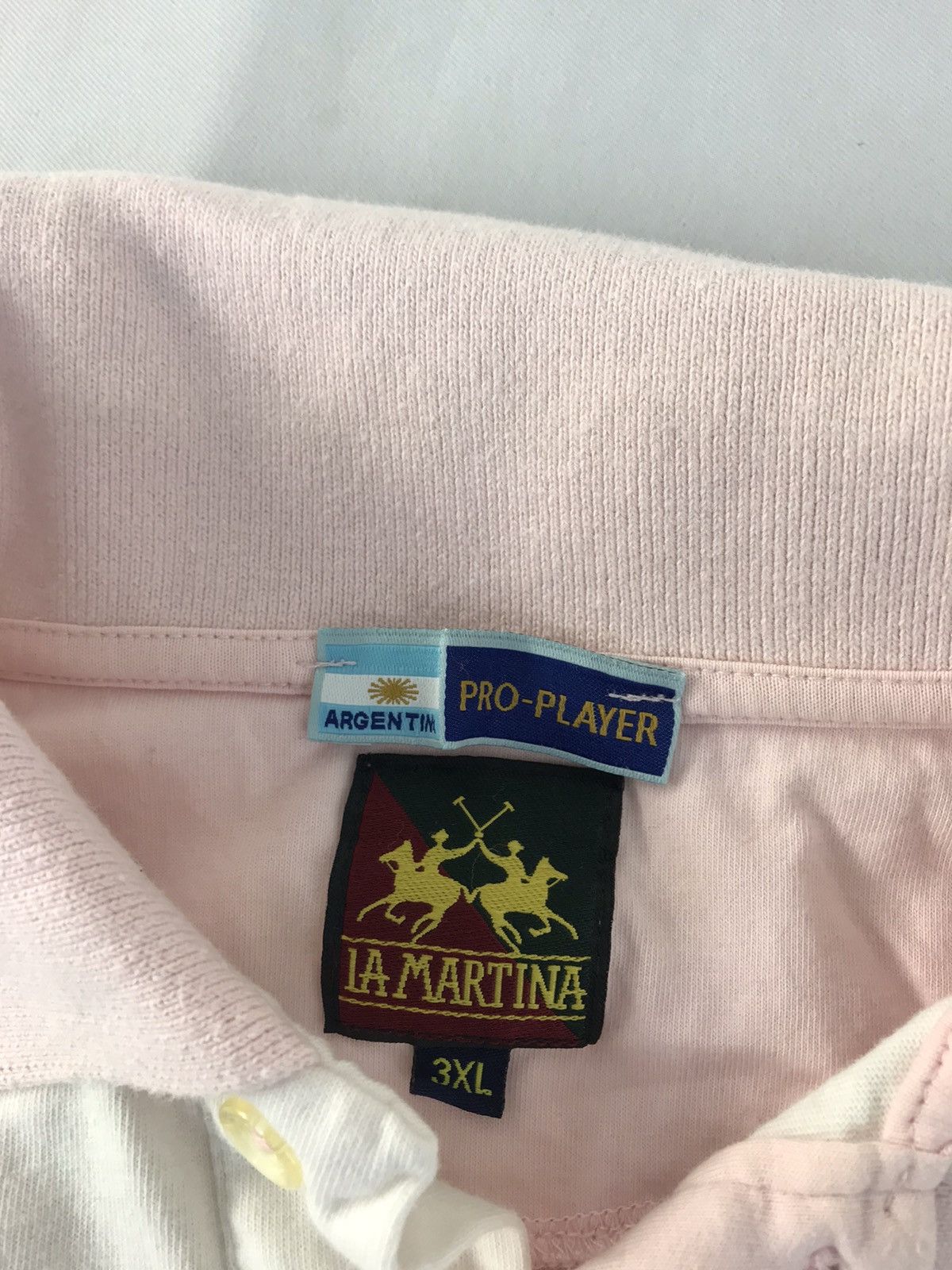 La Martina La Martina Flamingos Polo Club Miami Beach #1 Polo Tee Size US L / EU 52-54 / 3 - 7 Thumbnail