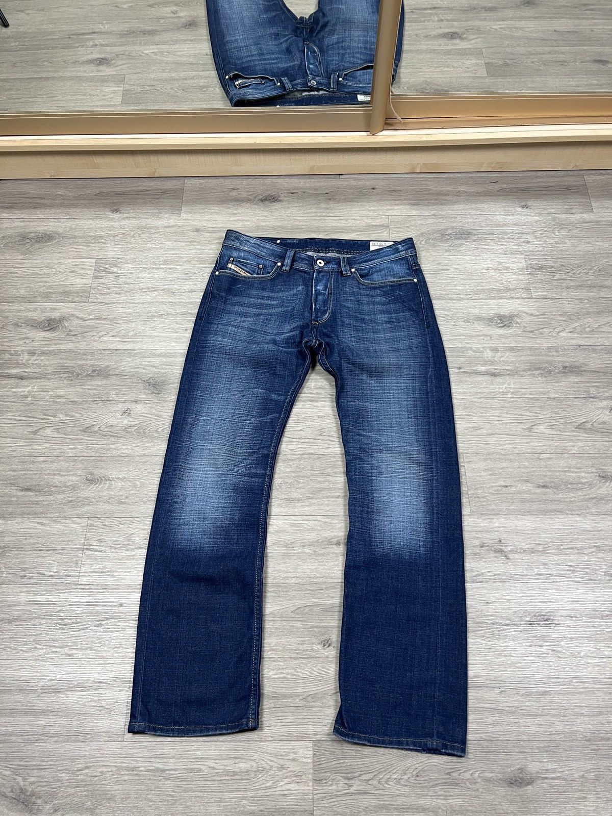 Diesel Diesel Zatiny Jeans Men's Regular Slim Bootcut Denim Wash Size US 32 / EU 48 - 6 Thumbnail