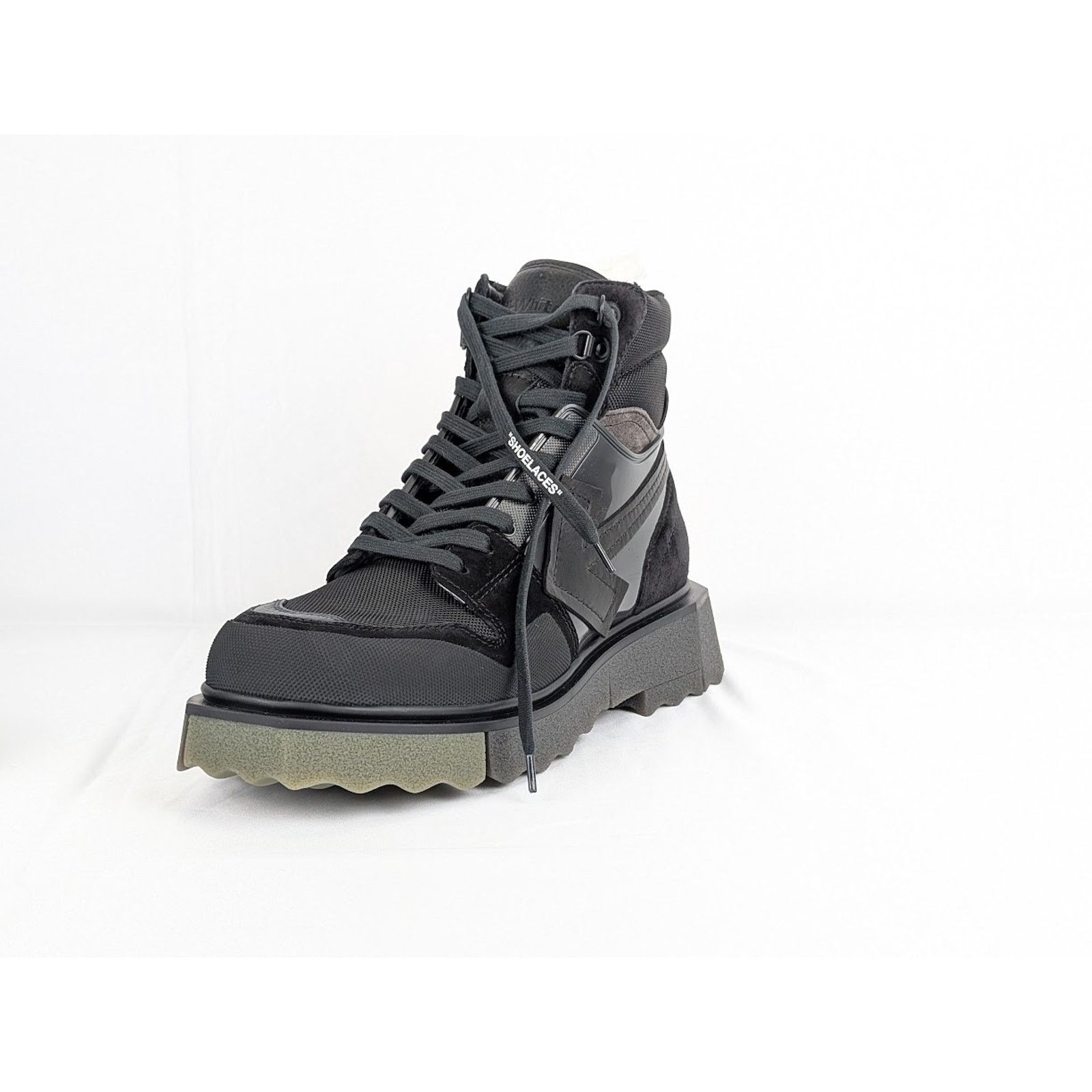 Off-White o1rshd1 Hiking Sponge Sneakers in Black / Khaki Size US 9 / EU 42 - 11 Thumbnail