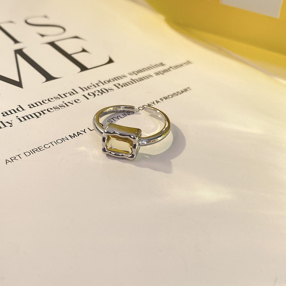 Jewelry Dark Jewelry Rings Open Size Chrome Ring (Size 7-13) Size ONE SIZE - 2 Thumbnail