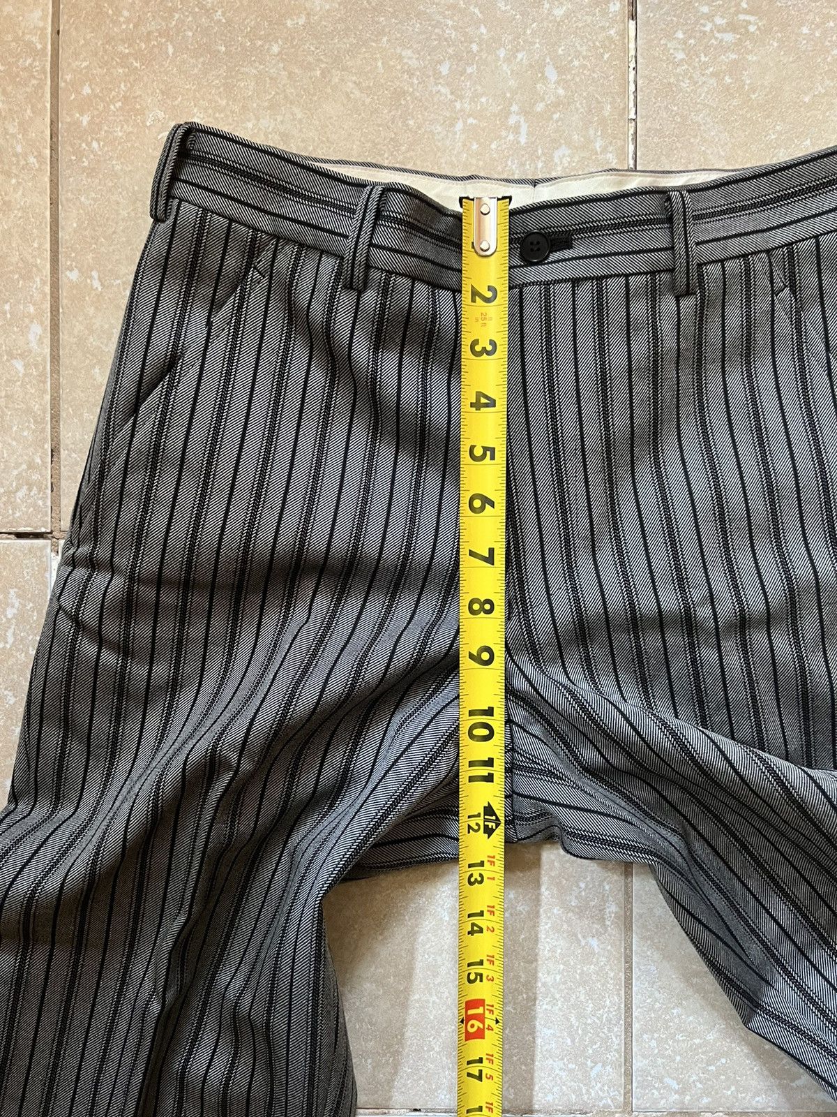 Comme des Garcons Homme Plus AW12 Comme des Garcons Homme Plus Striped Pants Size US 29 - 8 Thumbnail
